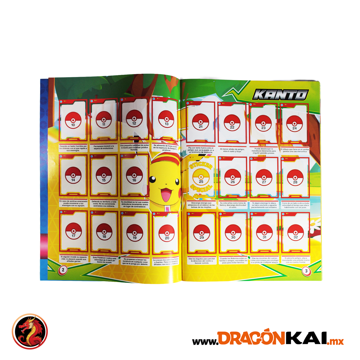 Álbum Enciclopedia Pokémon – Pokedex Infinity + Mini Álbum + Set completo a pegar