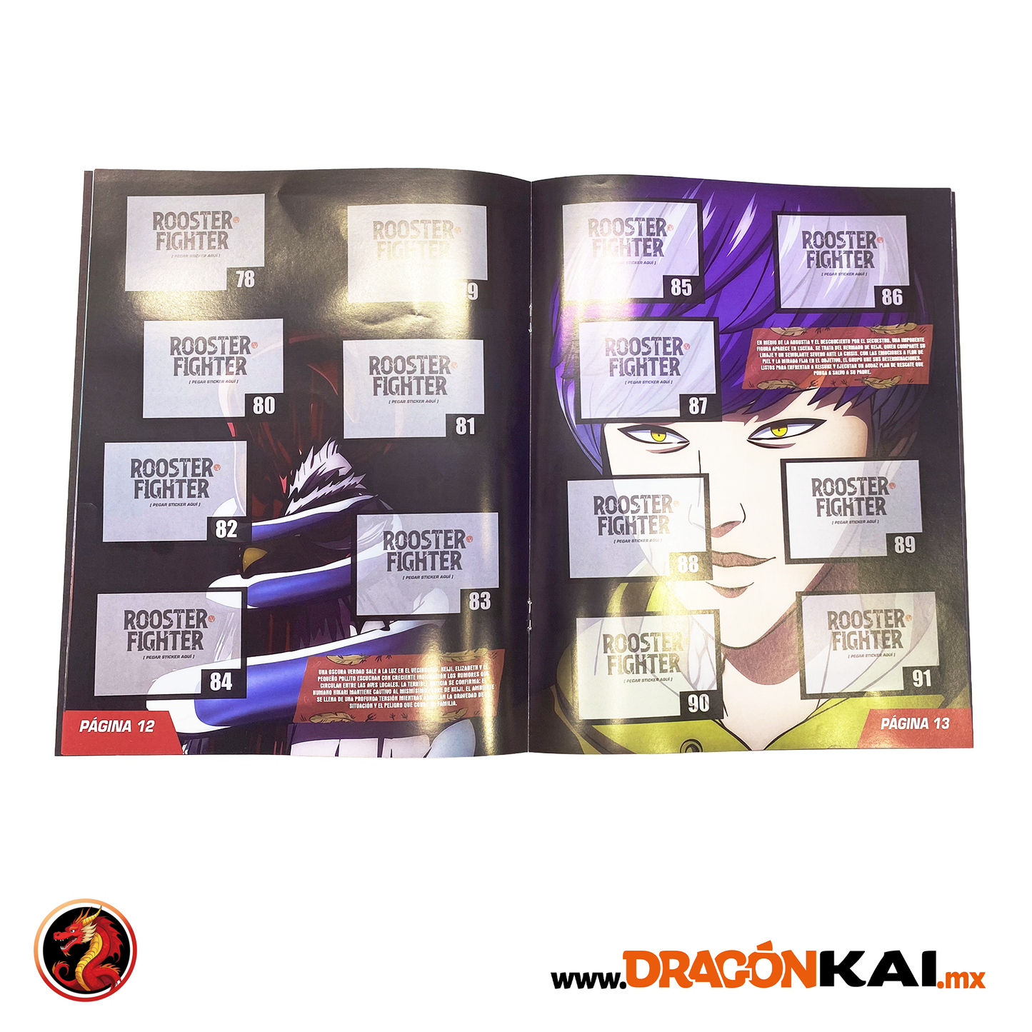 Álbum Rooster Fighter + Set completo a pegar