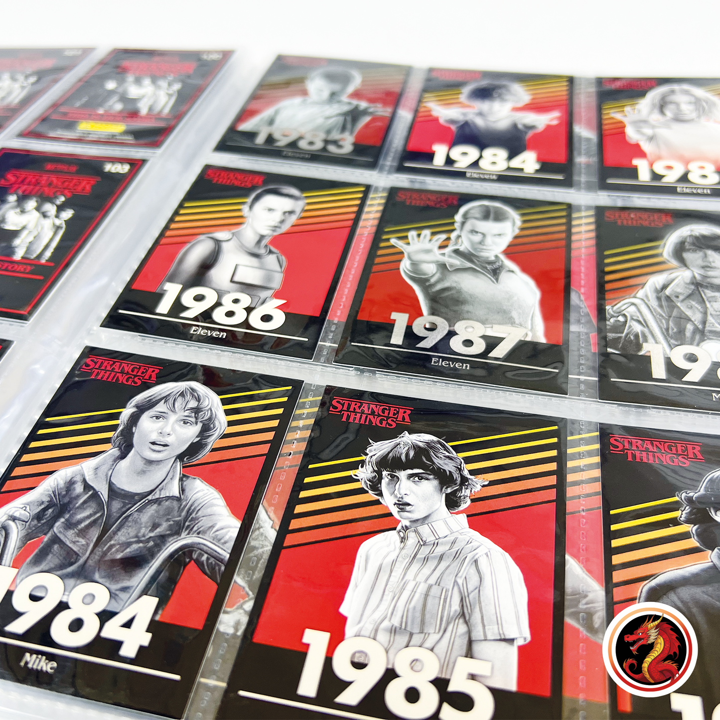 Colección completa de tarjetas Stranger Things + Coleccionador (Panini 2026)