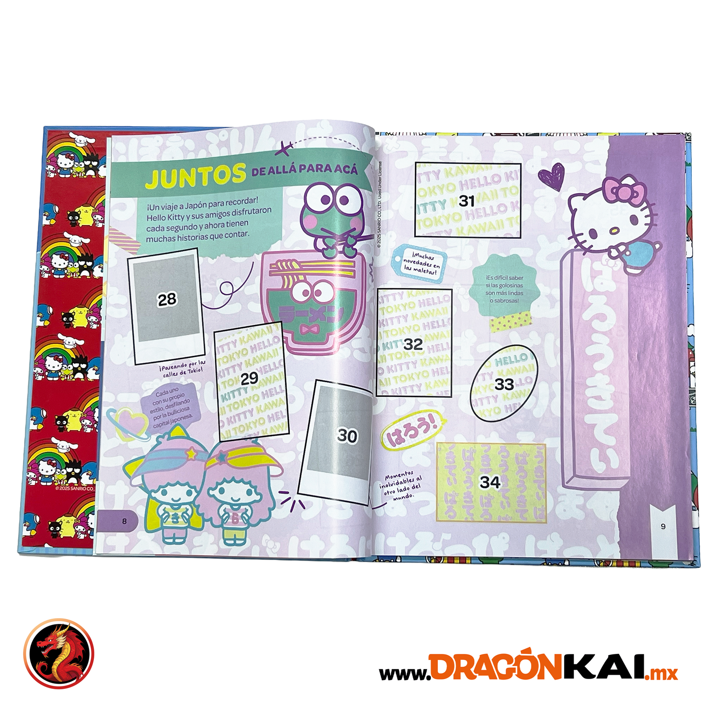 Álbum Pasta Dura HELLO KITTY AND FRIENDS (Panini) + Set completo a pegar