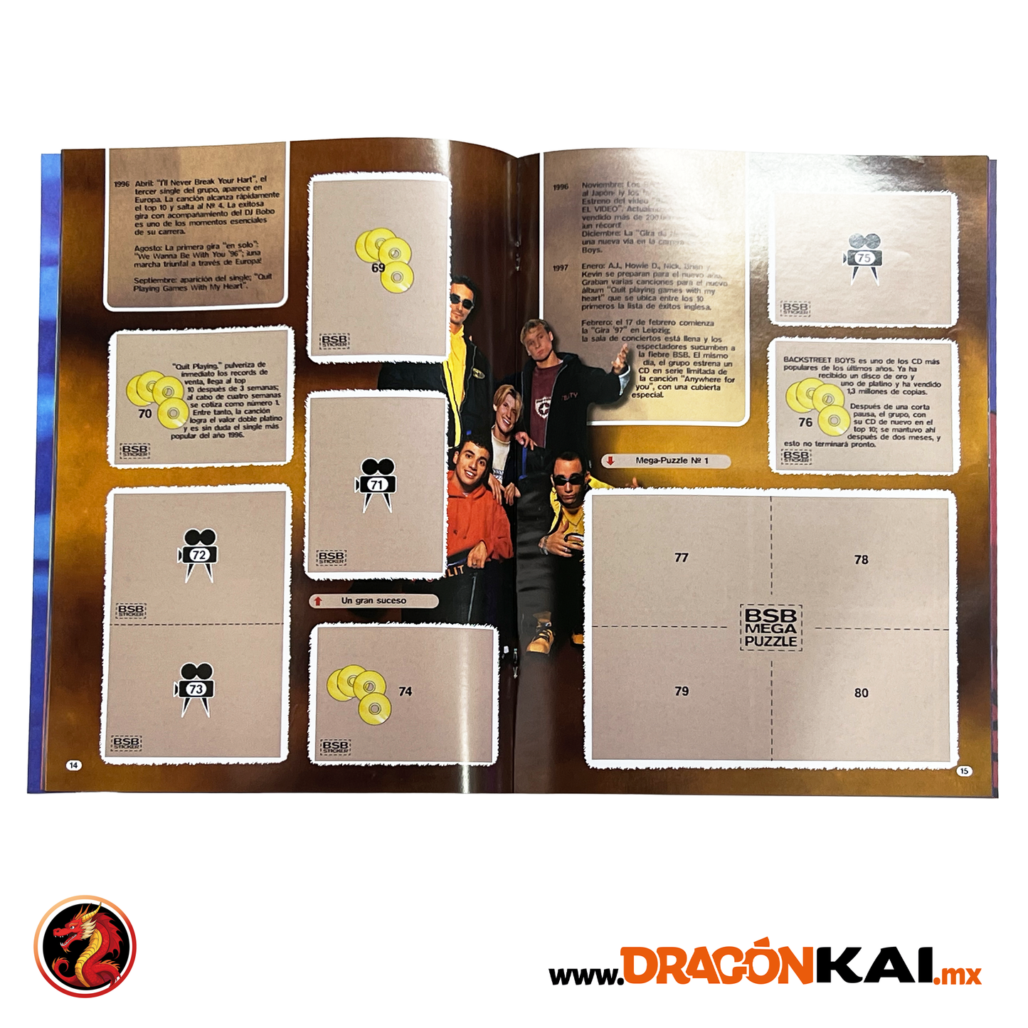 Álbum Backstreet Boys + Set completo a pegar