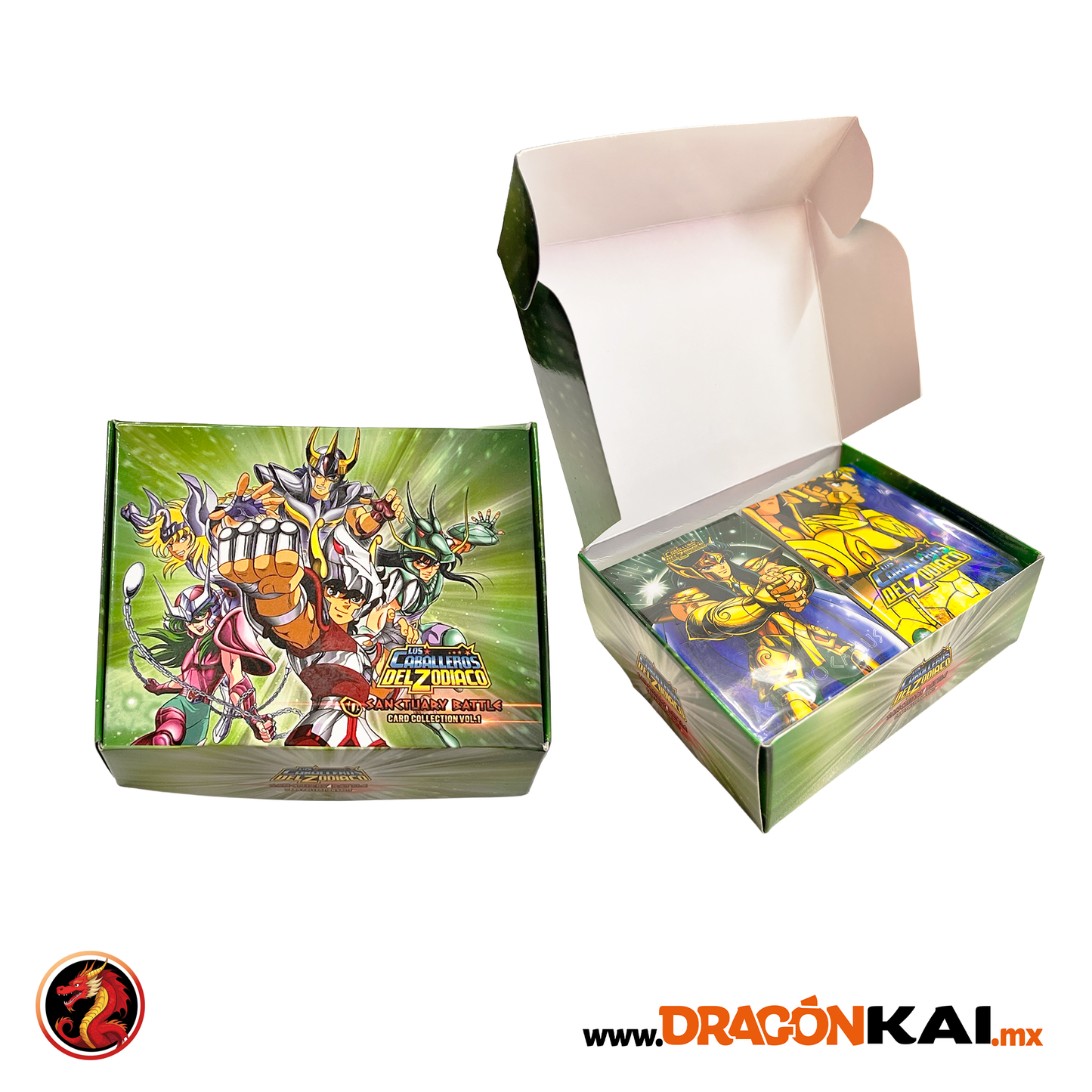 Coleccion de Tarjetas Caballeros del Zodiaco: Sanctuary Battle Vol. 1. Set completo + Coleccionador