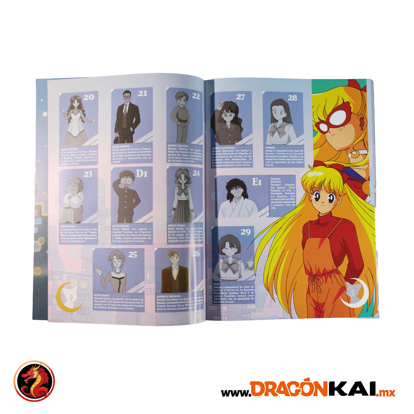 Álbum Enciclopedia Sailor Moon + Set completo a pegar