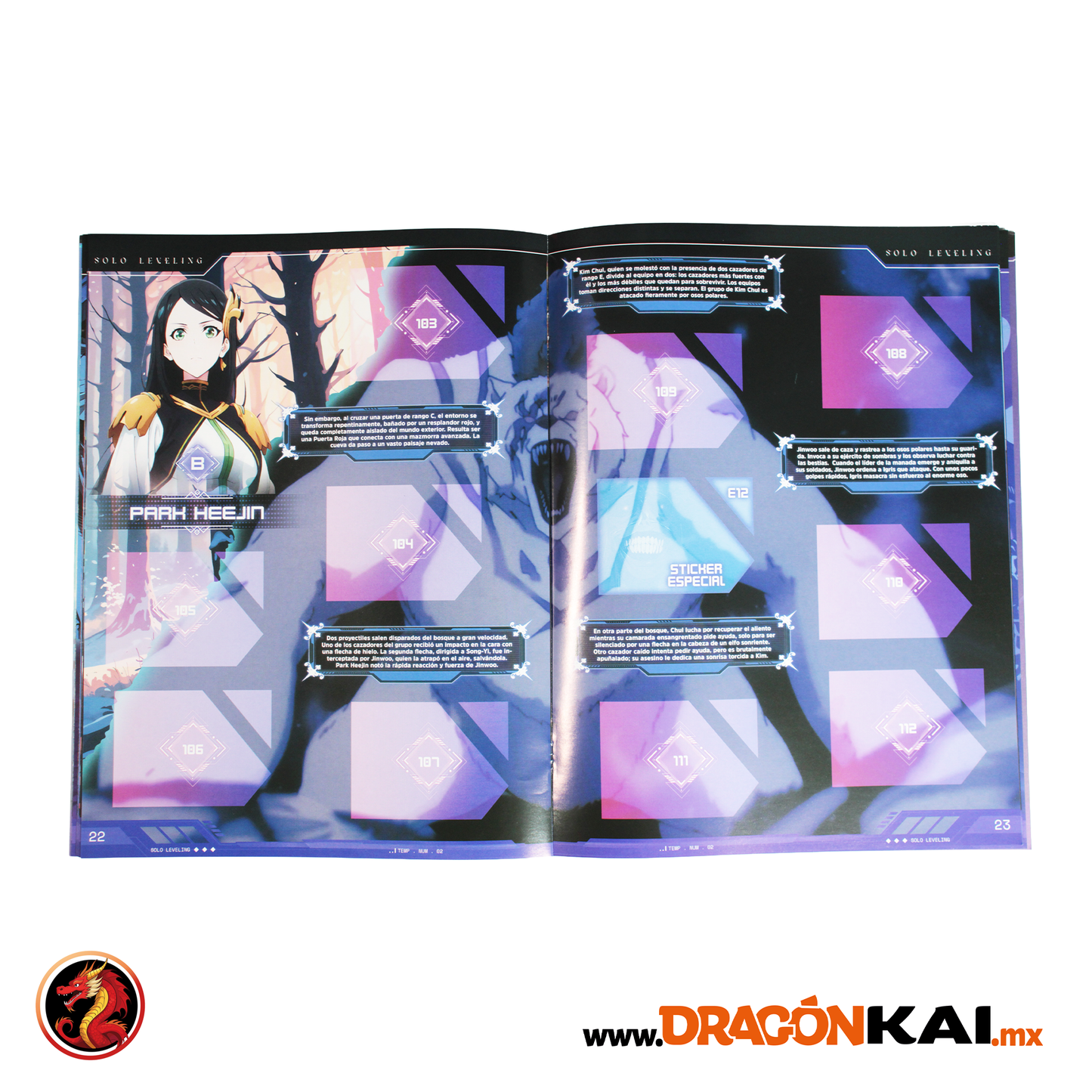 Álbum Solo Leveling (Editorial ZERO) + Set completo a pegar
