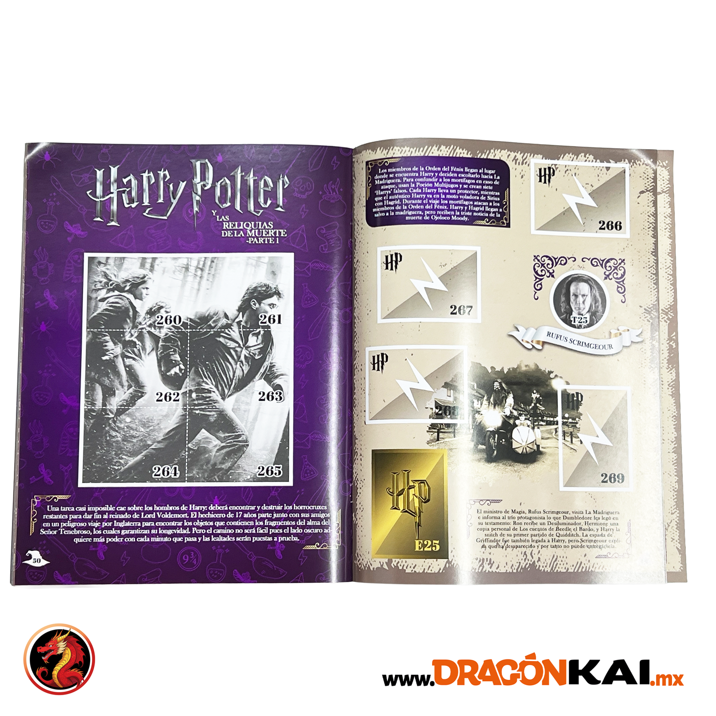 Álbum Harry Potter: Todas las sagas + Set completo a pegar