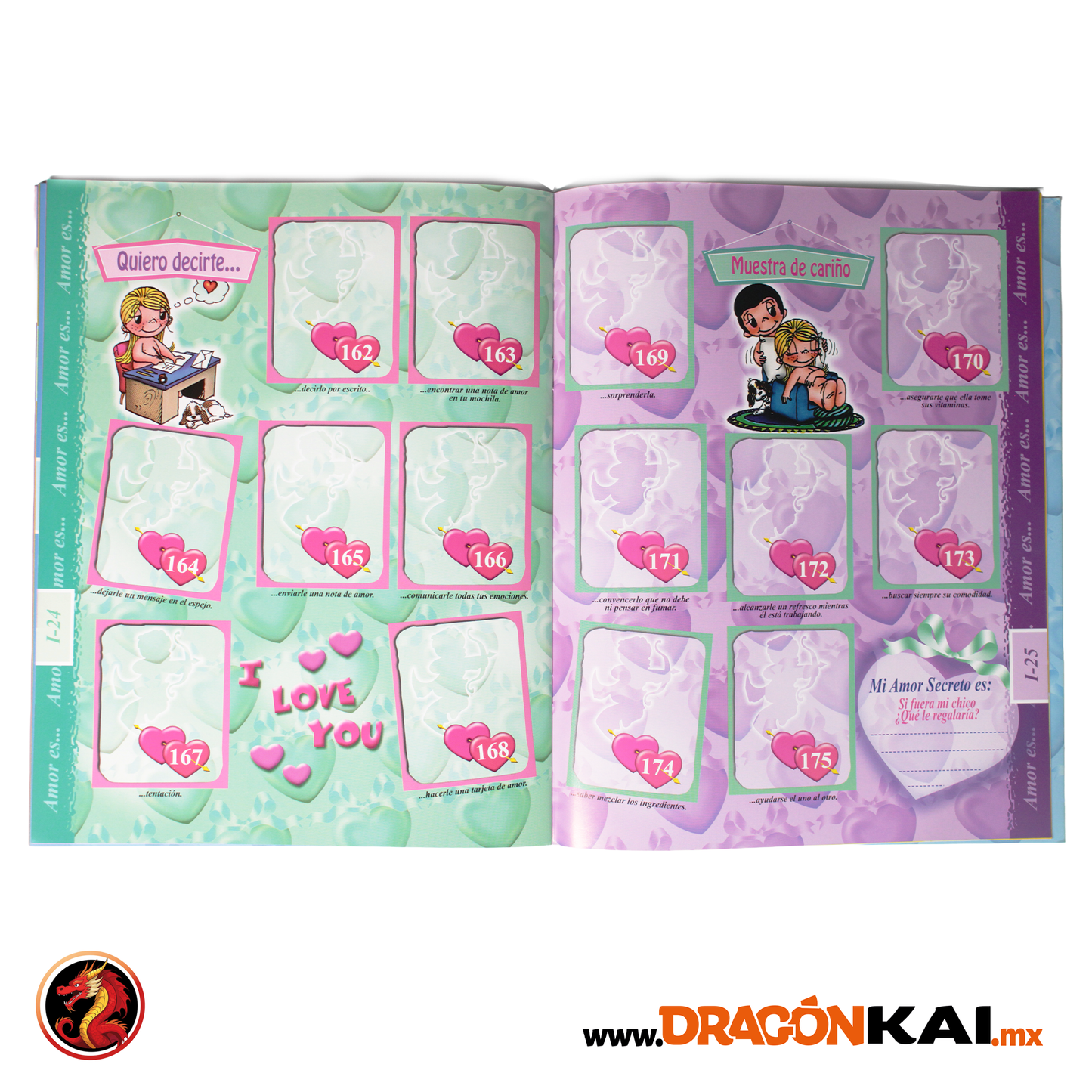 Álbum Amor es (Re. Navarrete) + Set completo a pegar