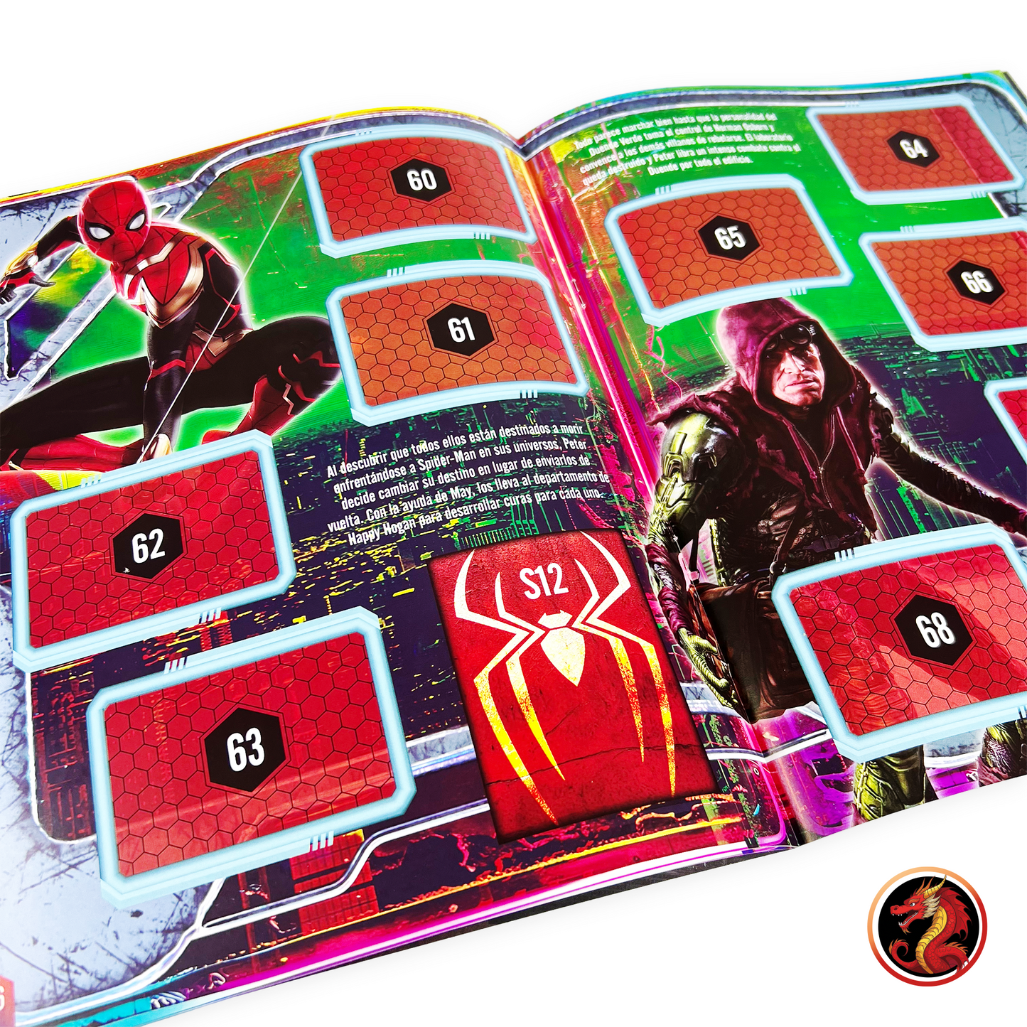 Álbum Spiderman Brand New Day + Set completo de estampas y tarjetas