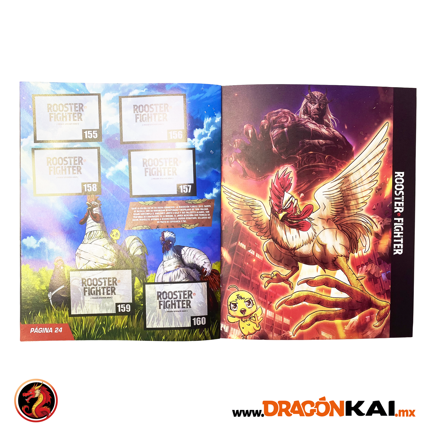 Álbum Rooster Fighter + Set completo a pegar