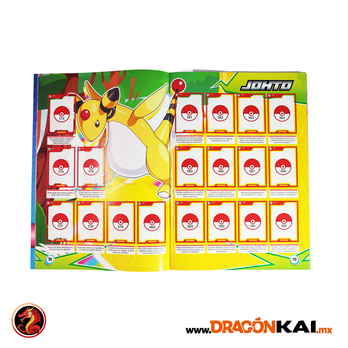 Álbum Enciclopedia Pokémon – Pokedex Infinity + Mini Álbum + Set completo a pegar