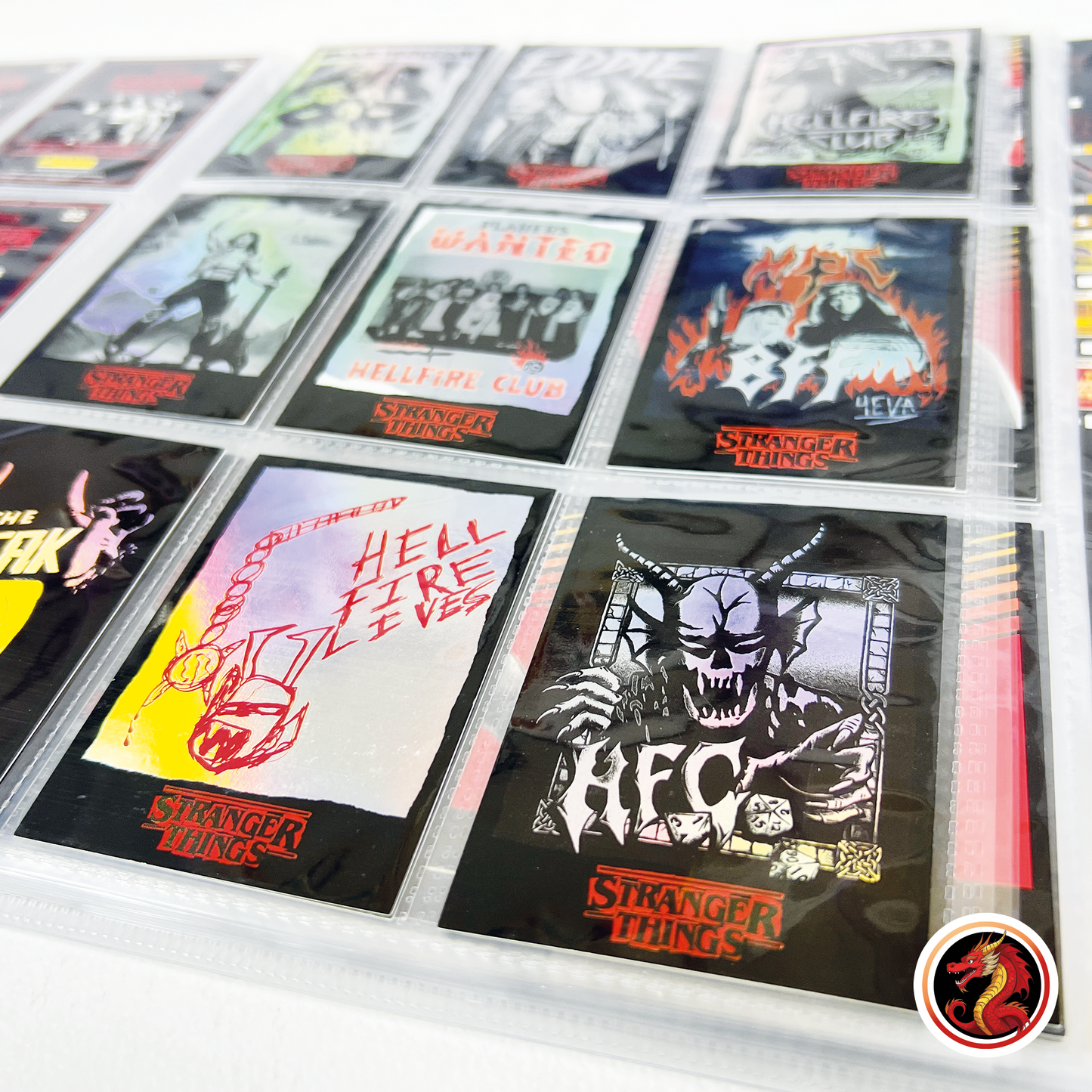 Colección completa de tarjetas Stranger Things + Coleccionador (Panini 2026)