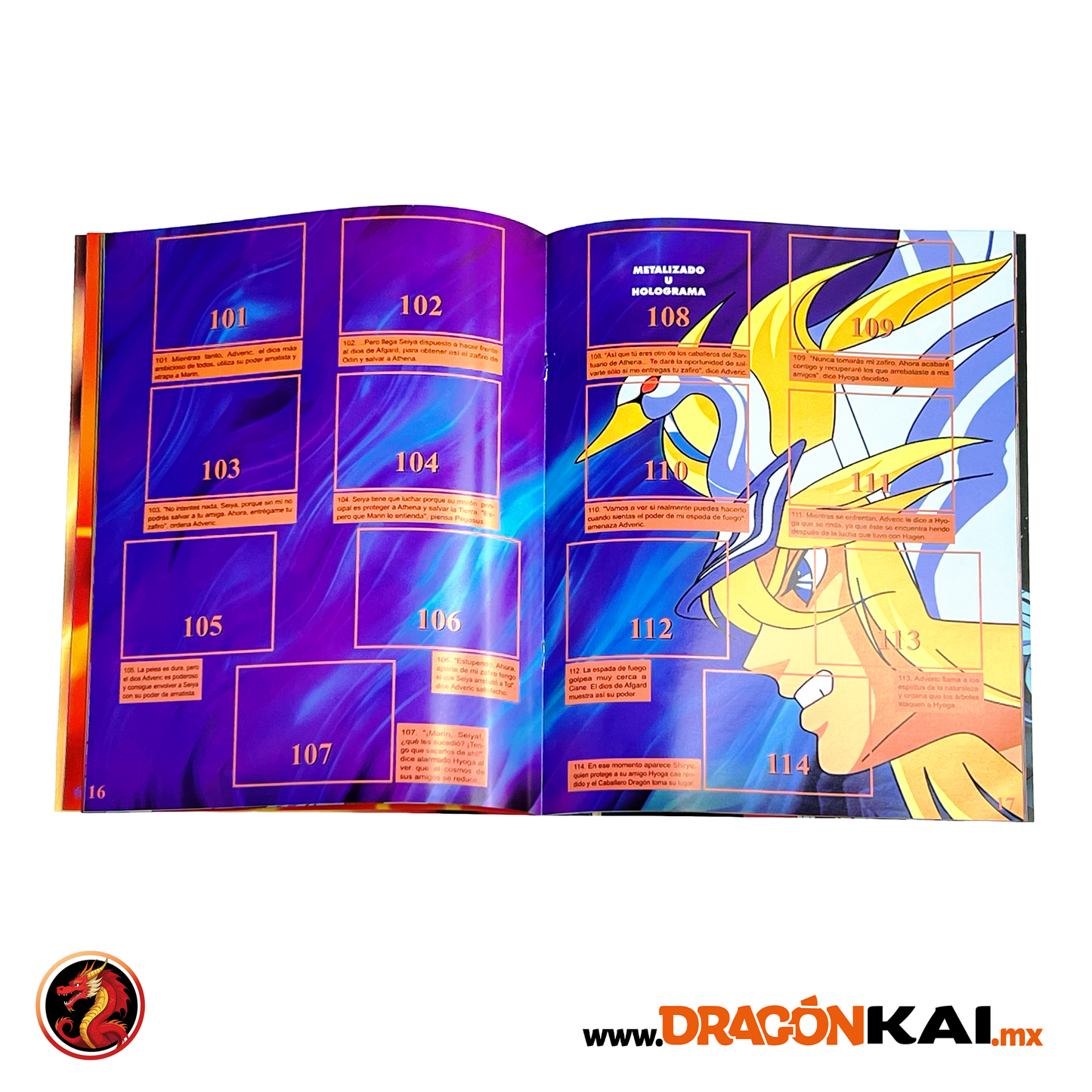 Álbum Caballeros del Zodiaco 2: Saga de Asgard (Re. Navarrete) + Set completo a pegar