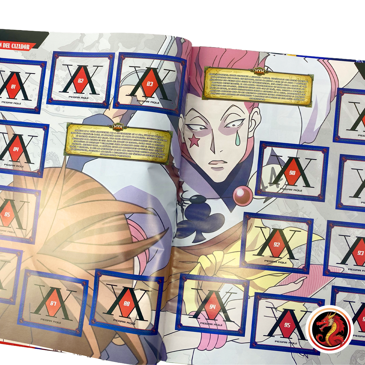 Álbum Pasta Dura Enciclopedia Galaxy Hunter x Hunter + Set Completo