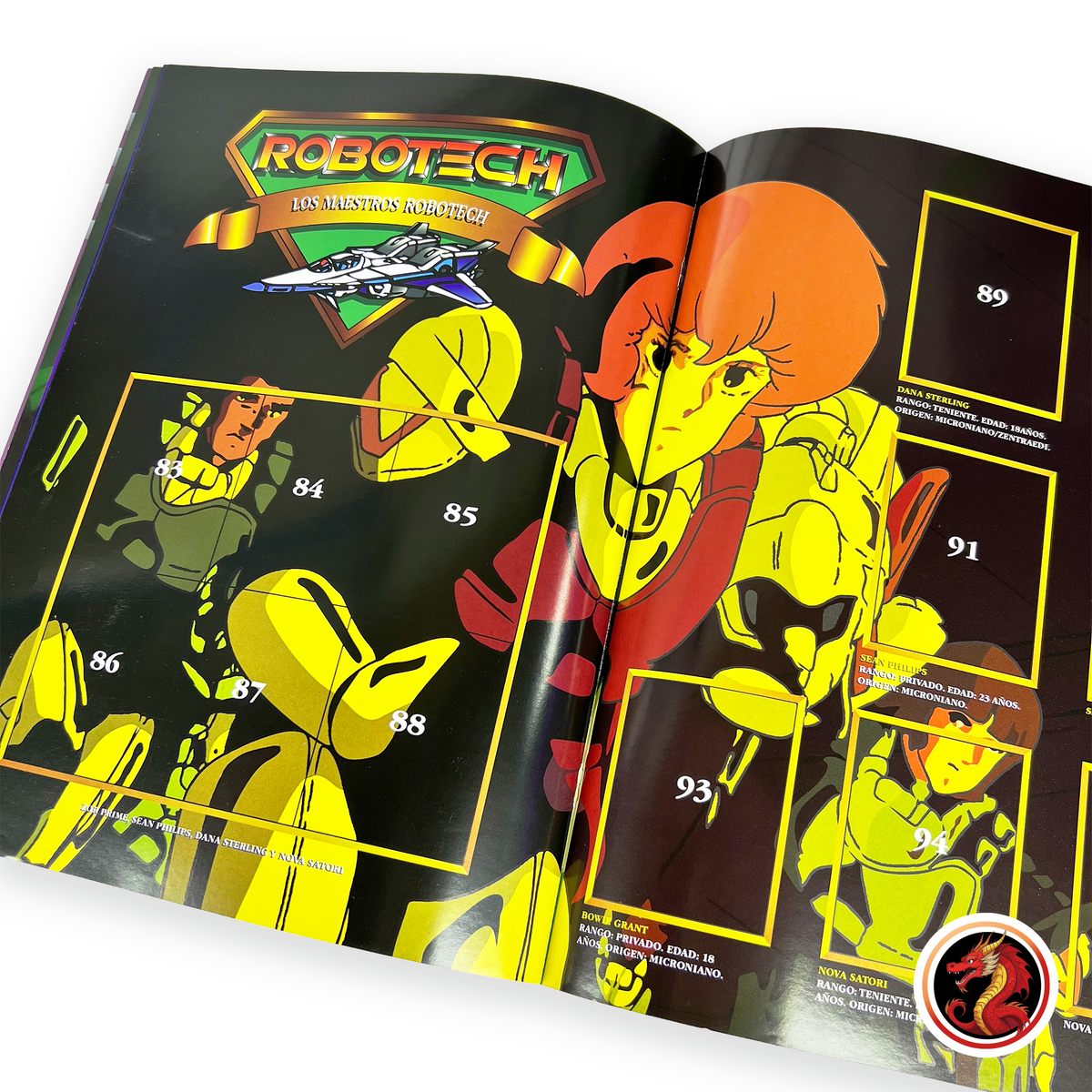 Álbum Robotech Partes I, II & III (Re. Salo) + Set completo