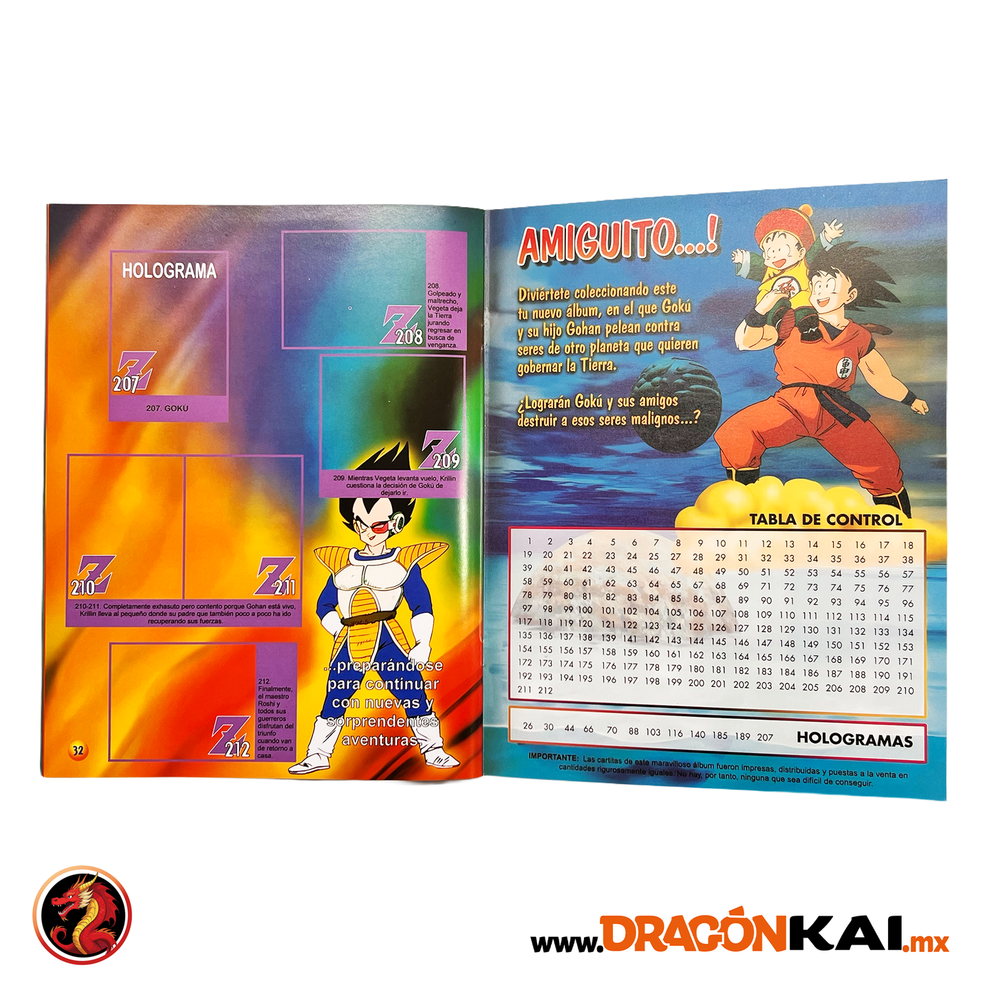 Álbum Dragon Ball Z1 (Re. Navarrete) + Set completo a pegar