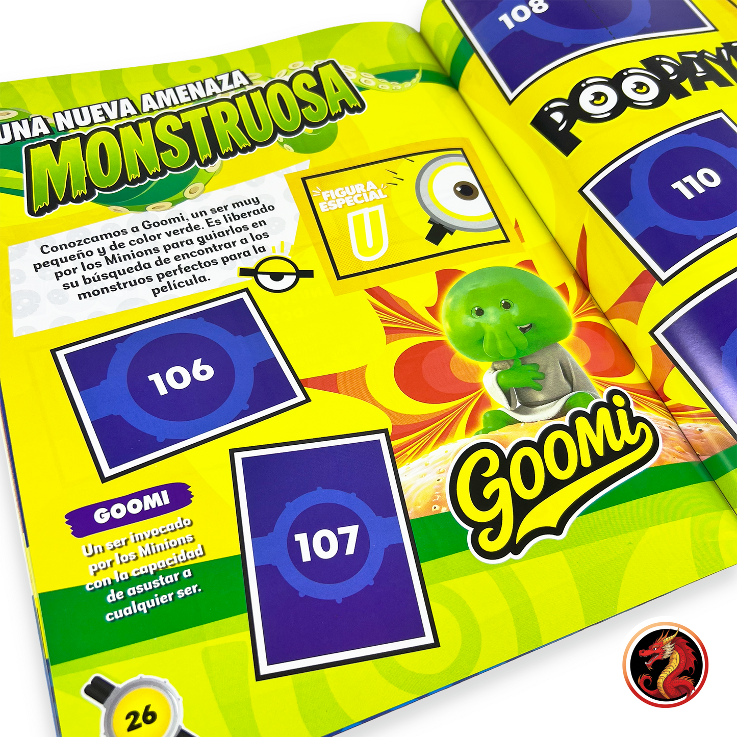 Álbum Minions y Monstruos + Set completo