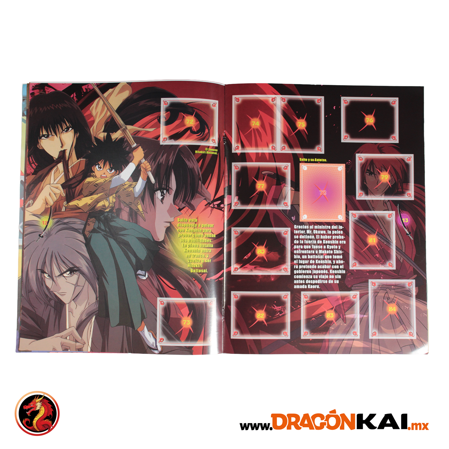 Álbum Samurai X (Re. Salo) + Set completo a pegar