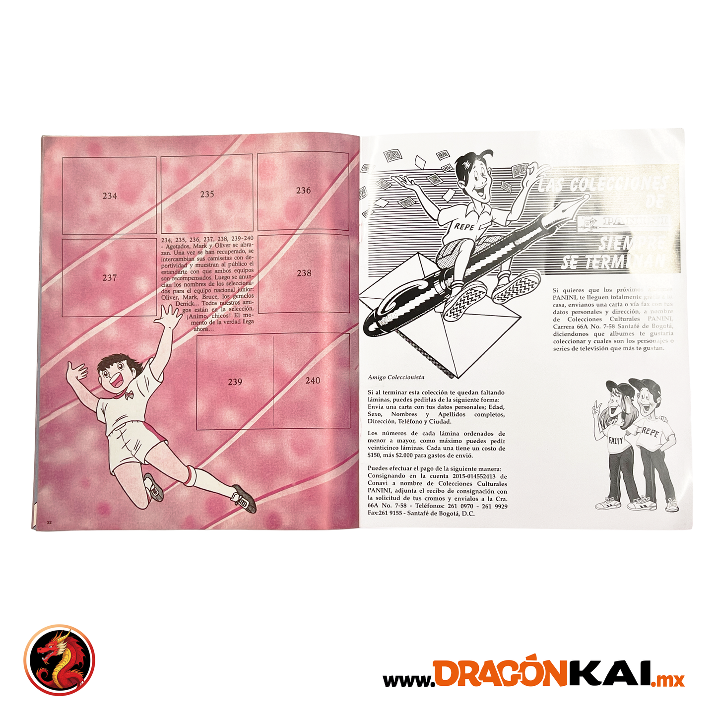 Álbum Oliver y Benji (Super Campeones) + Set completo a pegar