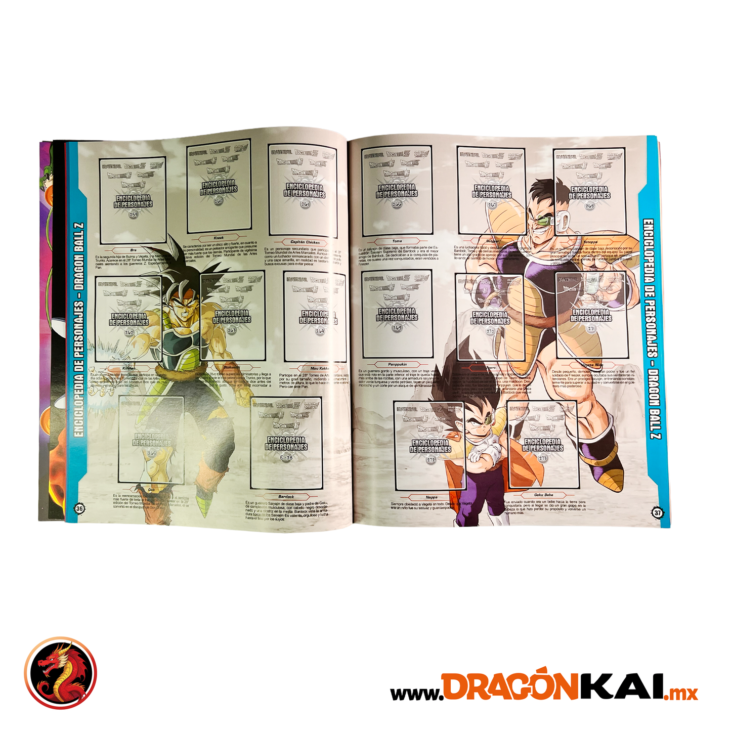 Album Enciclopedia Dragon Ball + Set completo a pegar