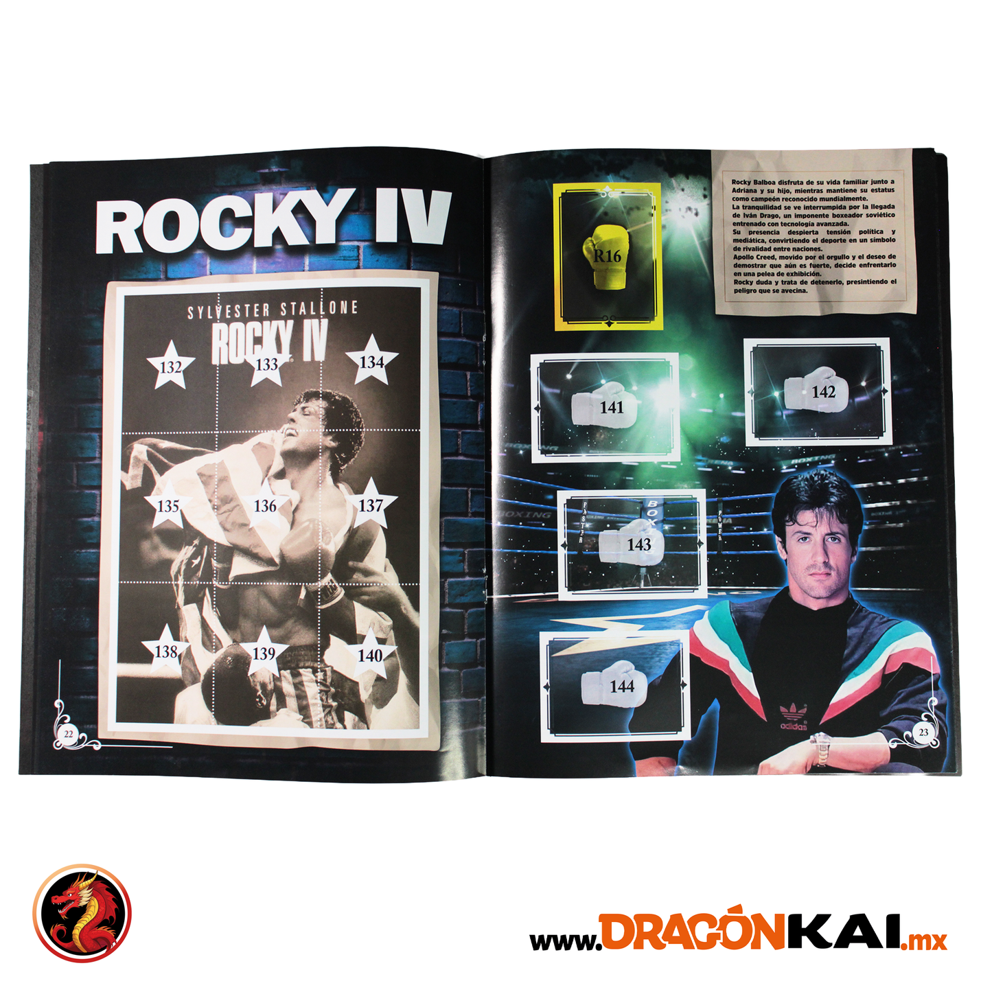 Álbum Rocky: La Historia del Semental Italiano + Set completo a pegar