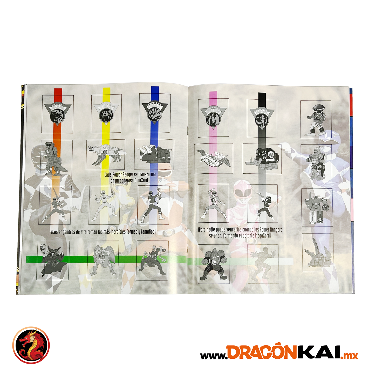 Álbum Power Rangers (Re. Salo) + Set completo a pegar