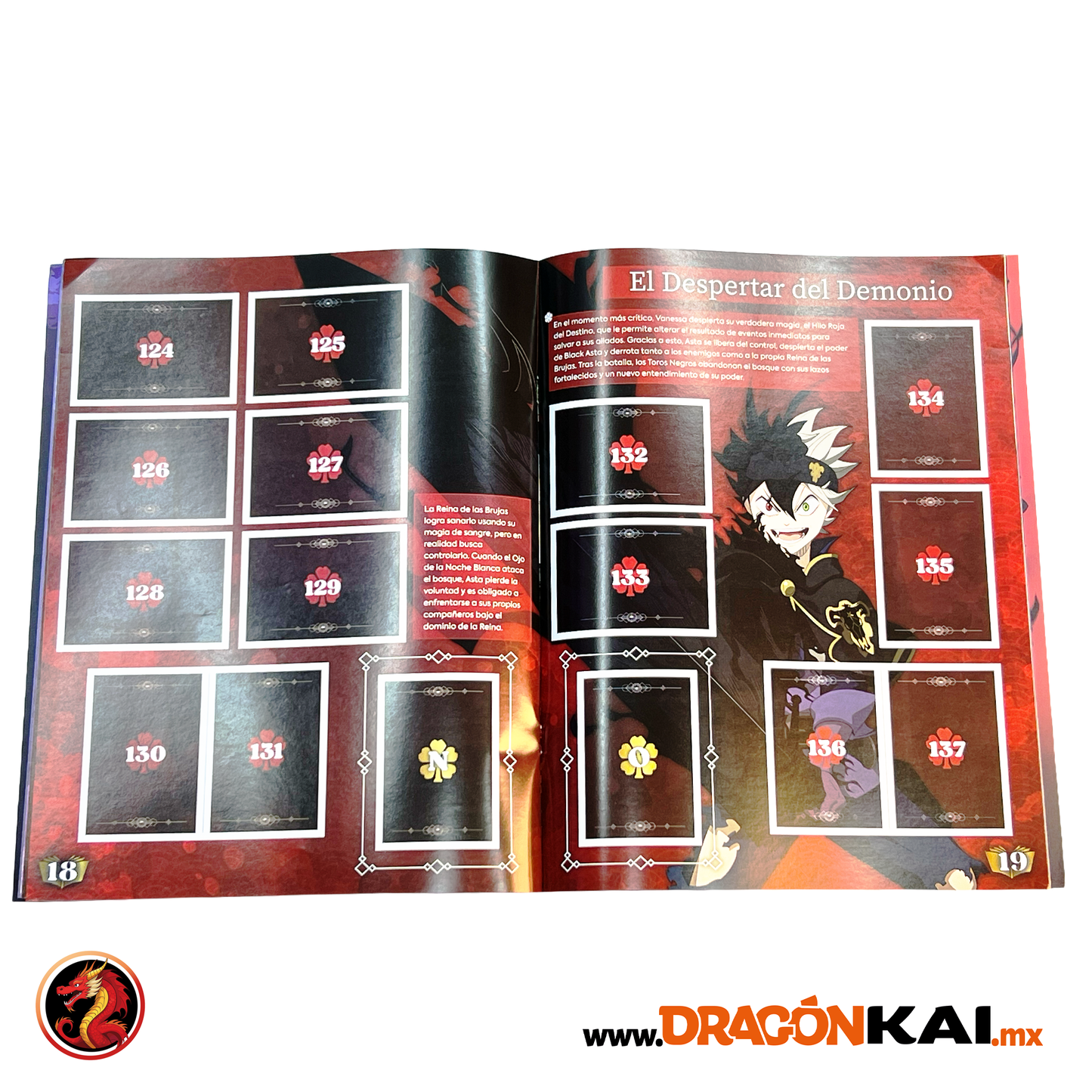 Álbum Black Clover + Set completo a pegar
