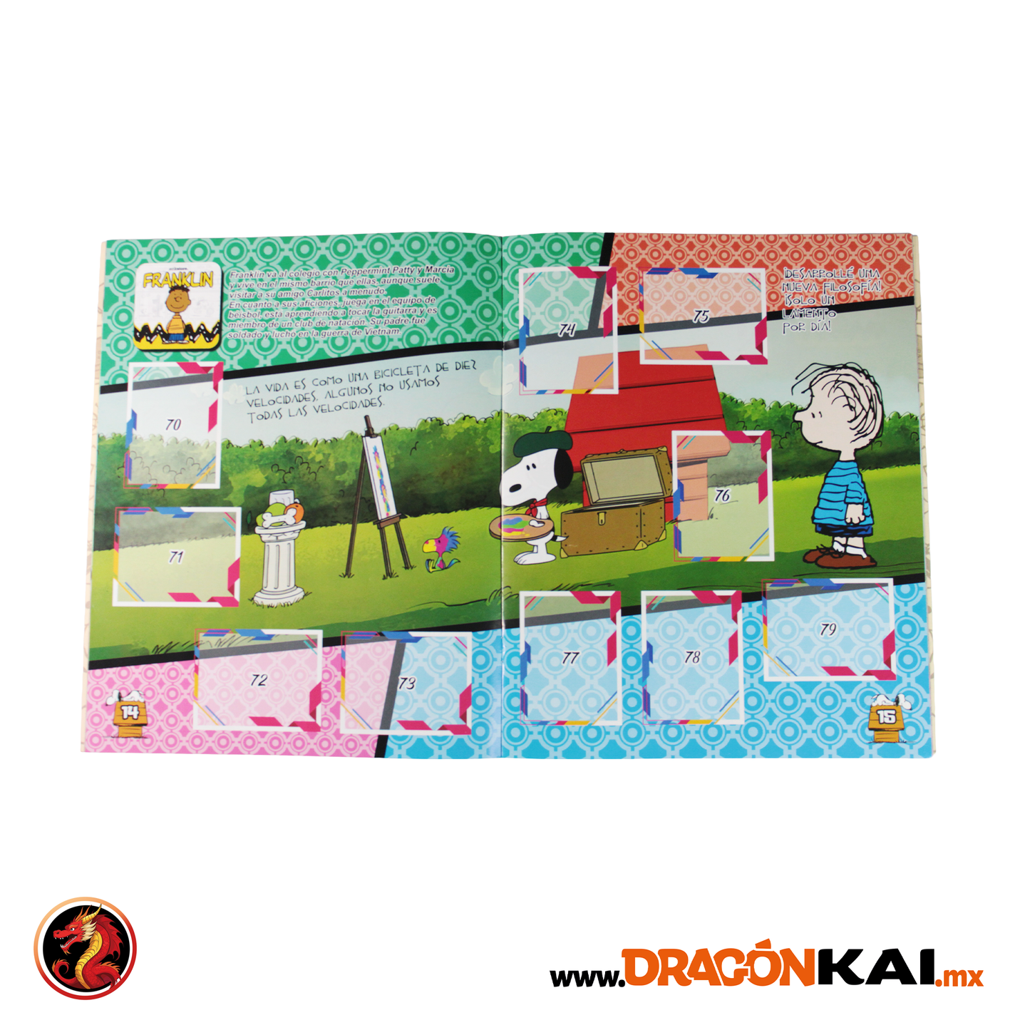 Álbum Snoopy + Set completora pegar
