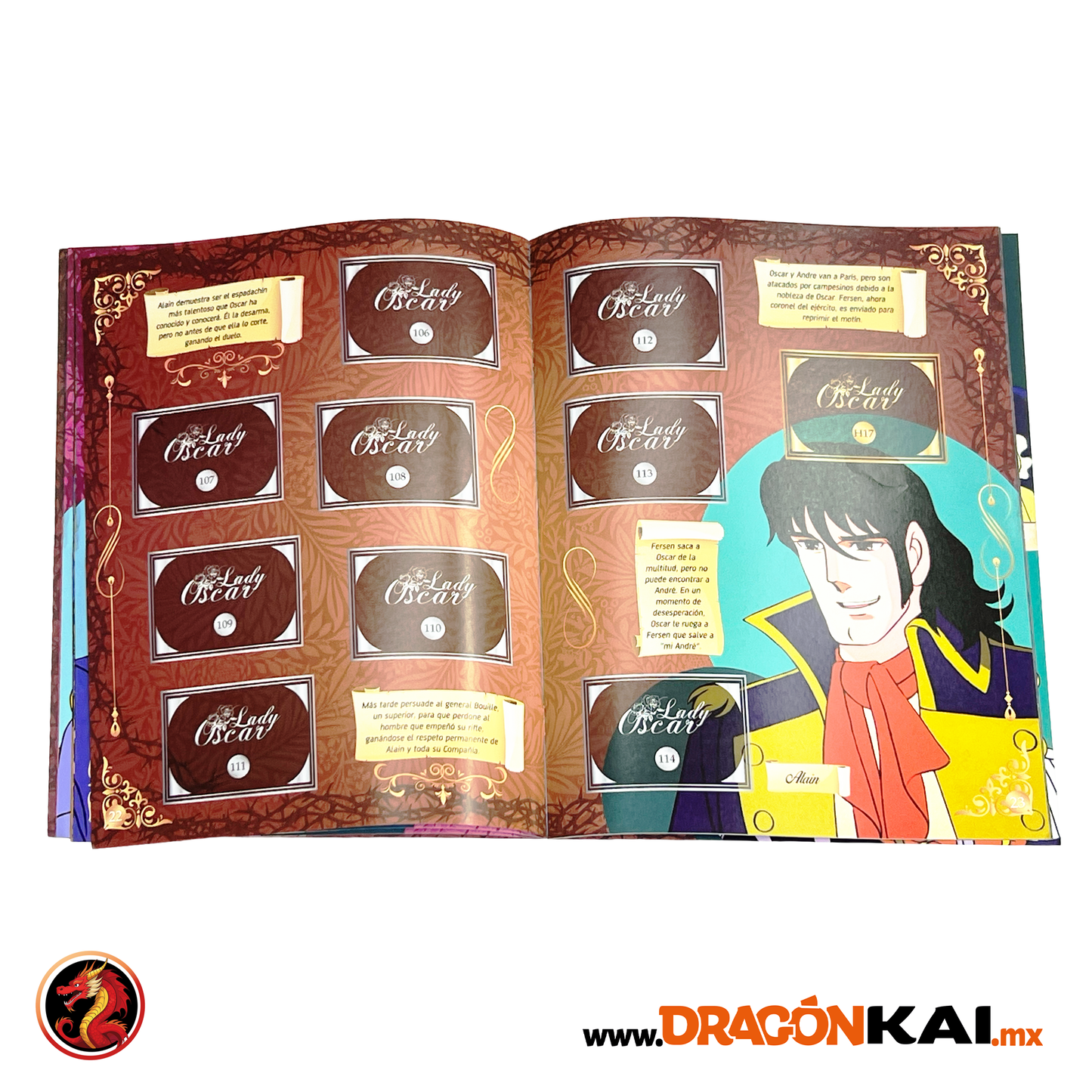 Álbum Lady Oscar + Set completo a pegar