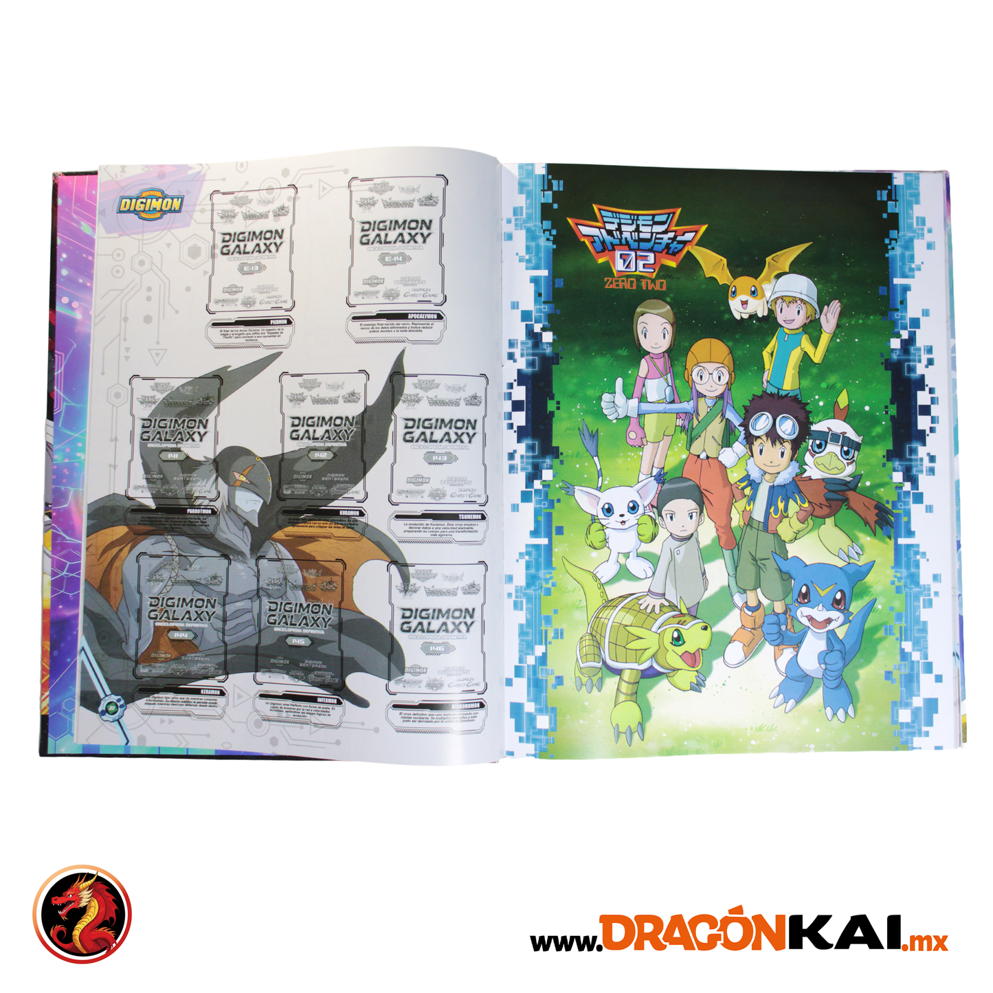 Album Enciclopedia Pasta Dura DIGIMON GALAXY + set completo a pegar