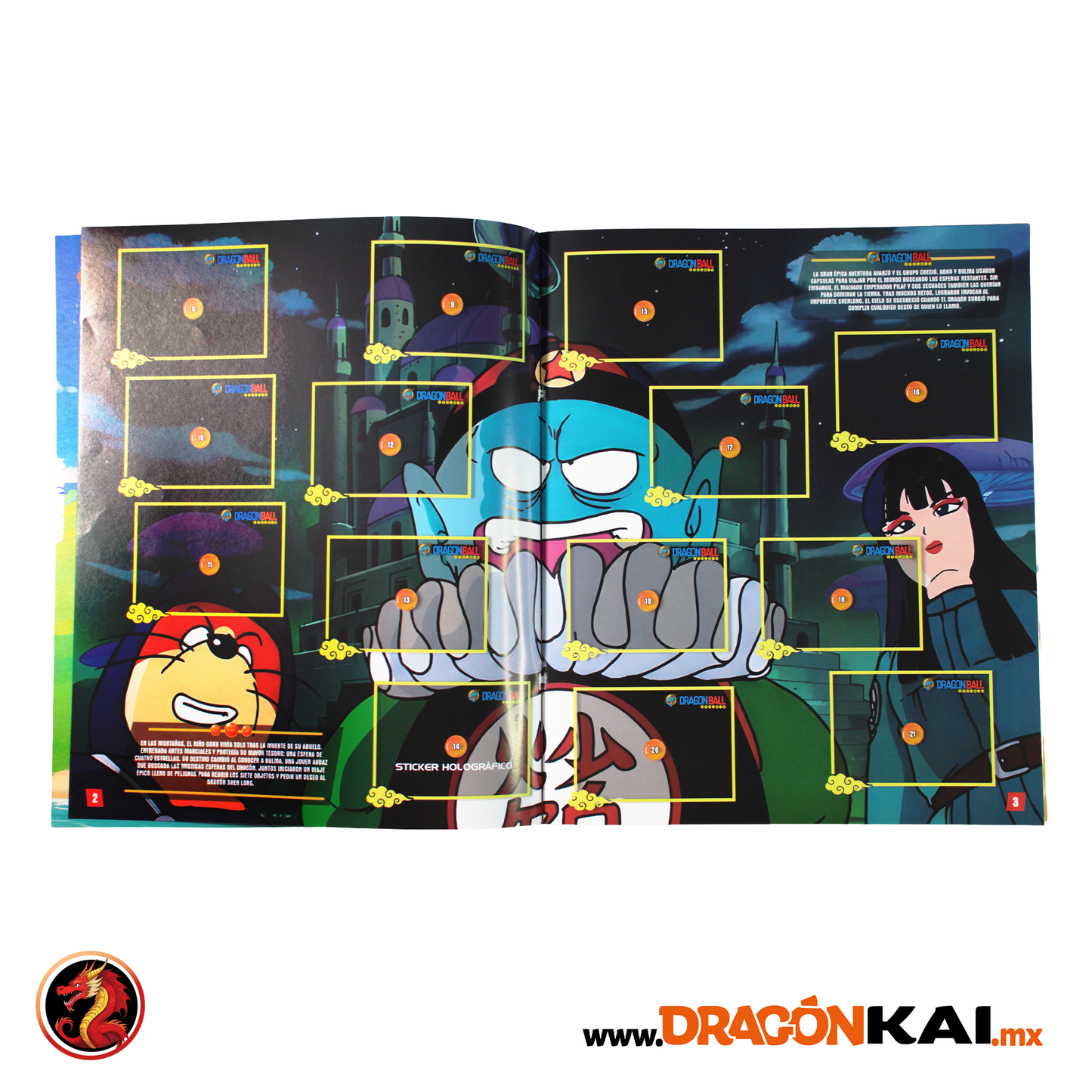 Álbum Dragon Ball: La Saga del Emperador Pilaf + Set completo a pegar