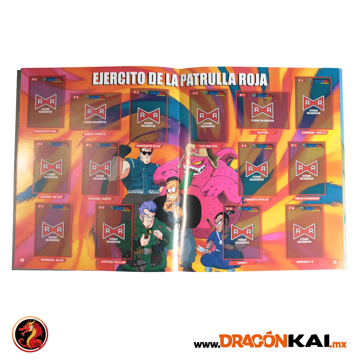 Álbum Dragon Ball 2: Saga de la Patrulla Roja + Set completo y tazos
