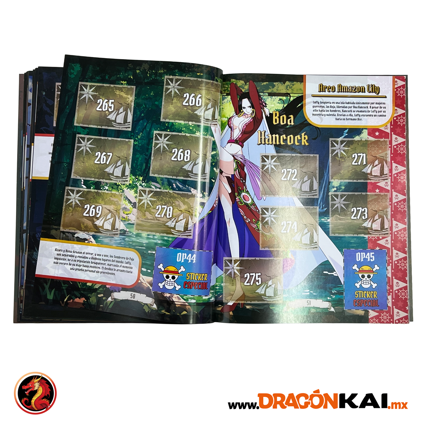 Álbum One Piece: La Historia Completa + Set completo a pegar y Caps