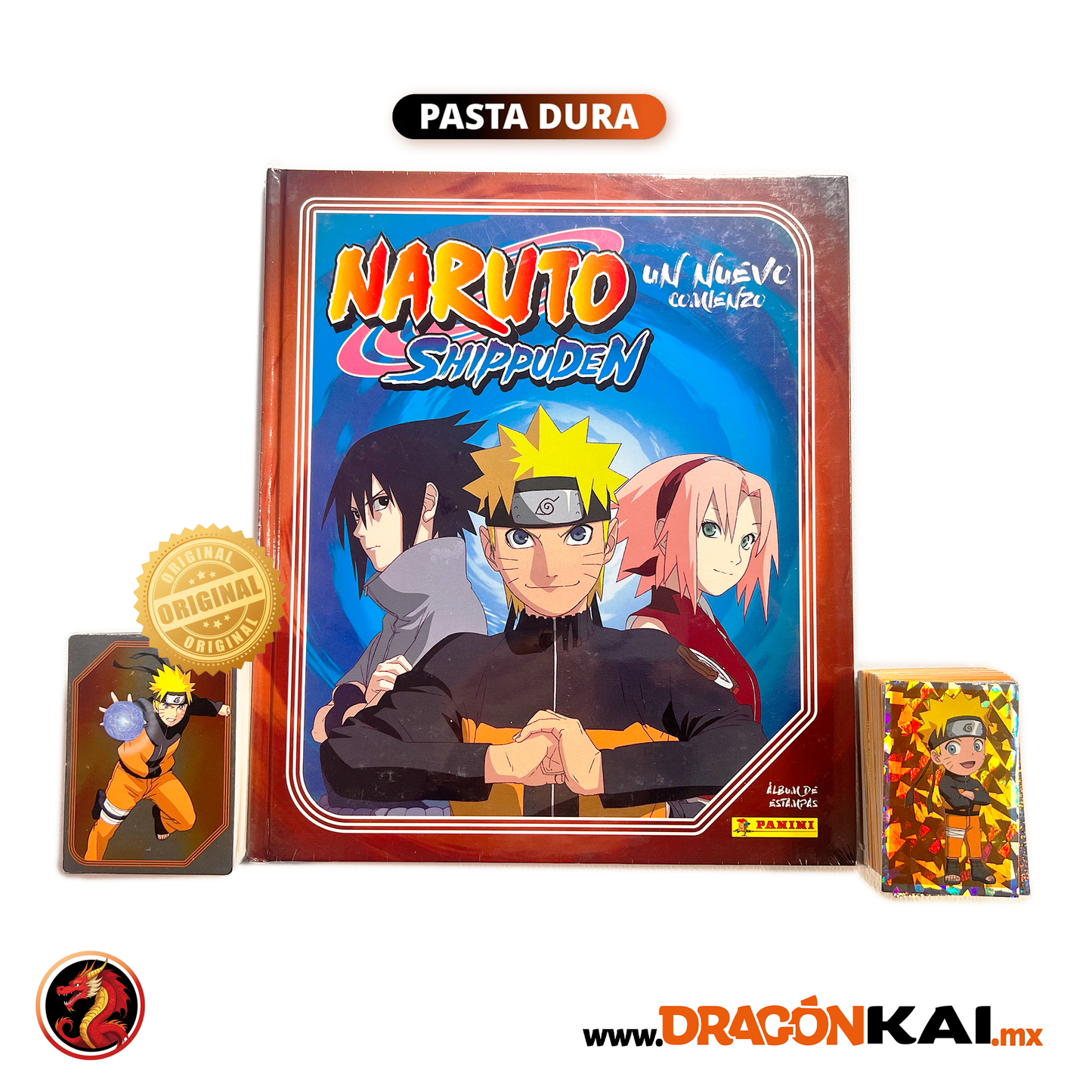 Álbum Pasta Dura Naruto Shippuden: Un nuevo comienzo (Panini) + Set completo a pegar