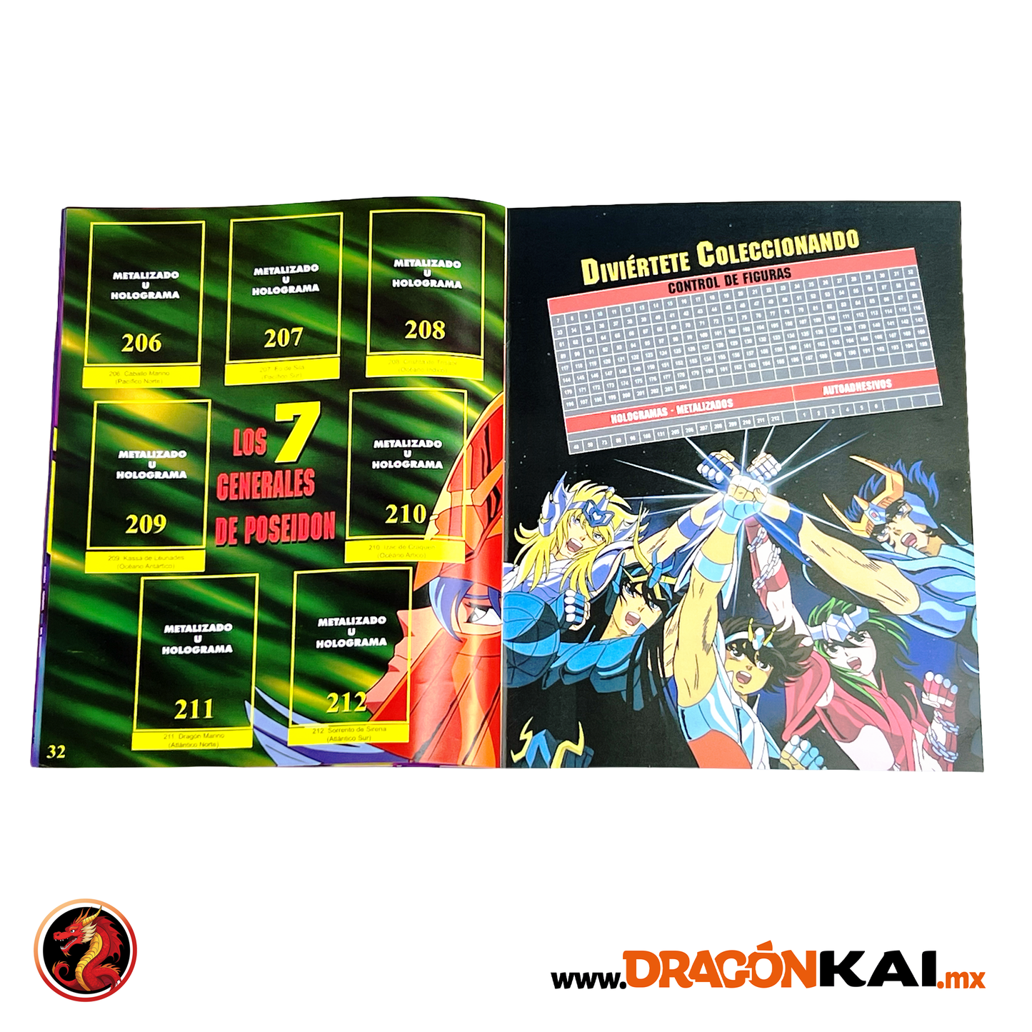 Álbum Caballeros del Zodiaco 2: Saga de Asgard (Re. Navarrete) + Set completo a pegar