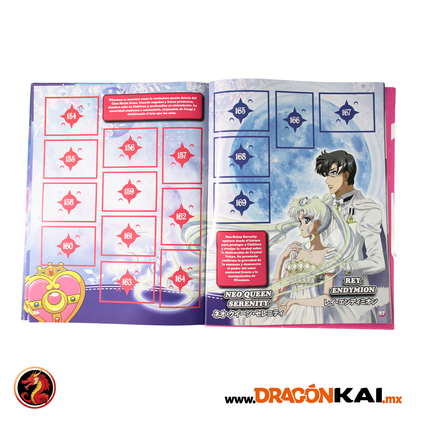 Álbum Pasta Dura Sailor Moon Crystal Trilogy + Set completo a pegar