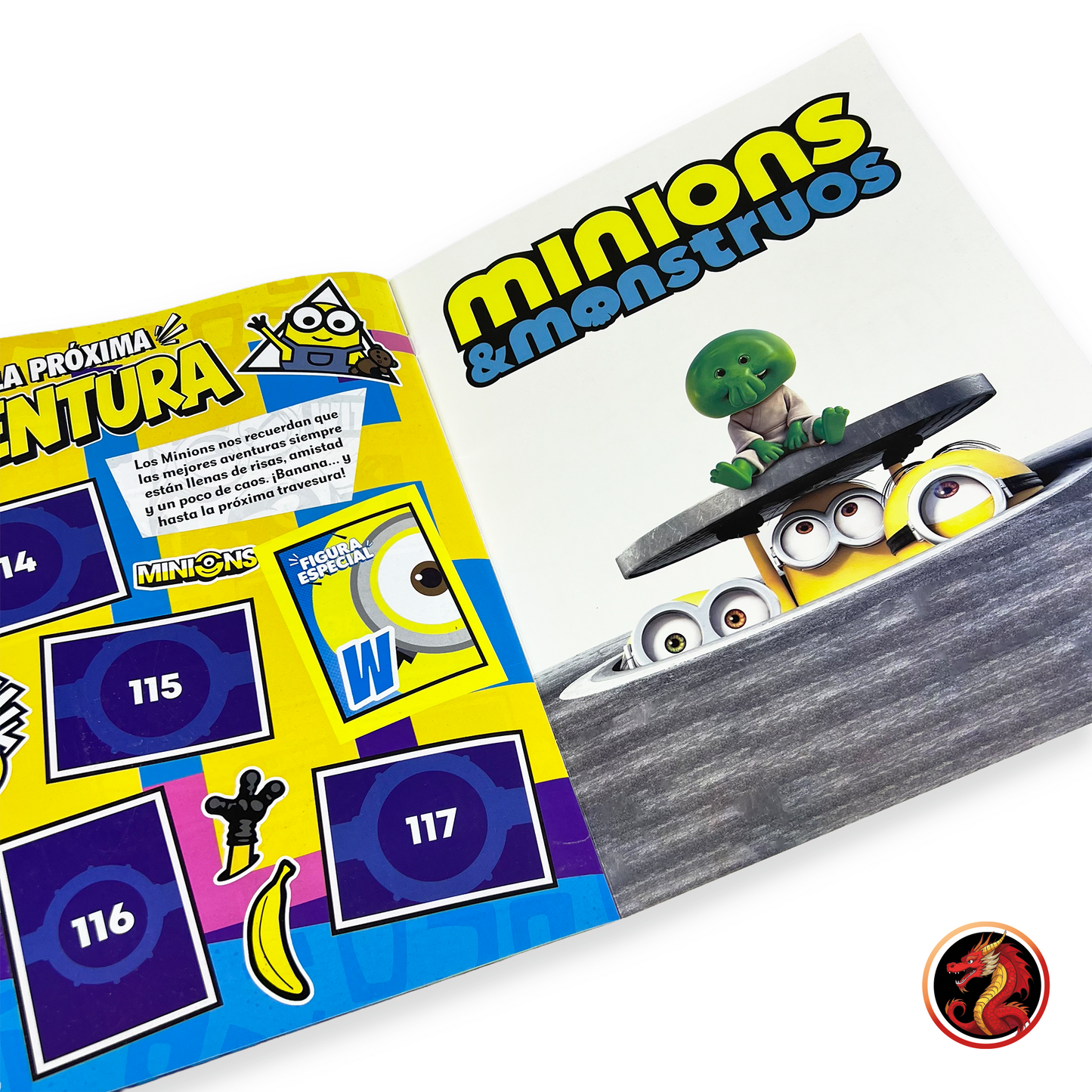 Álbum Minions y Monstruos + Set completo