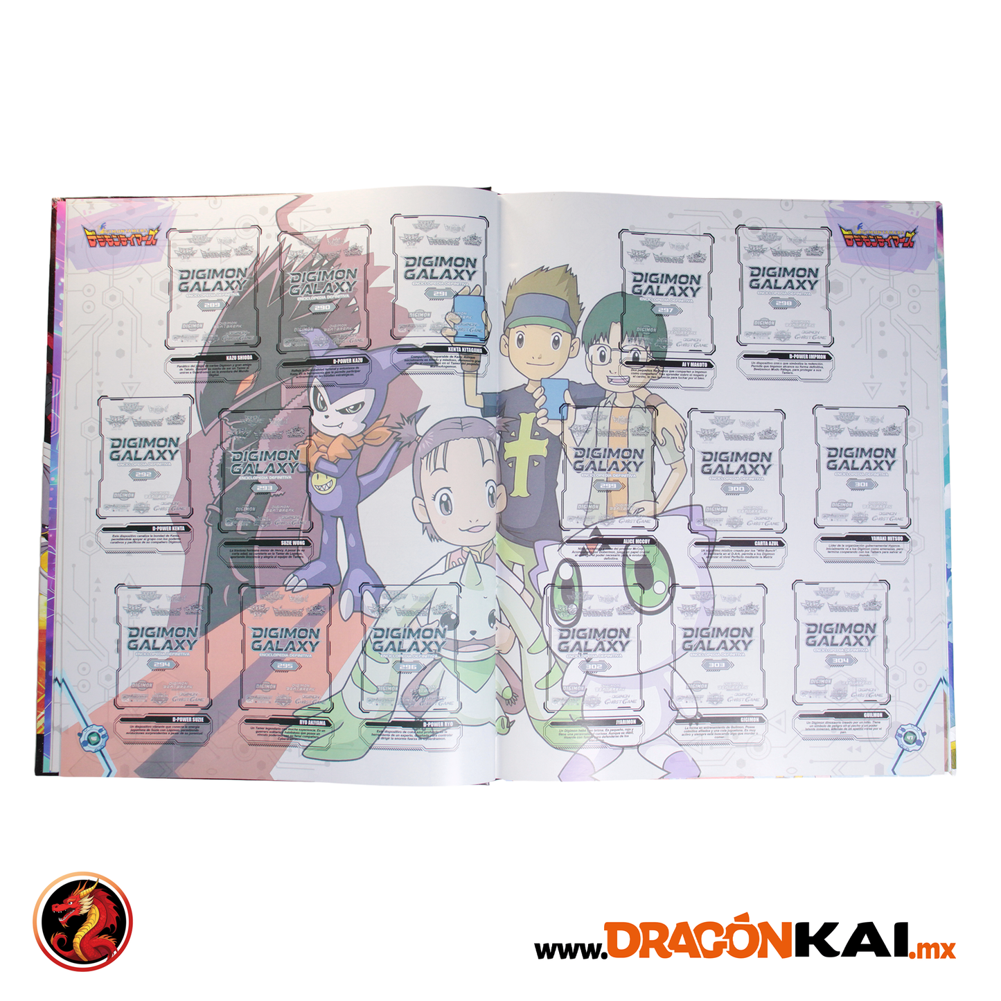 Album Enciclopedia Pasta Dura DIGIMON GALAXY + set completo a pegar
