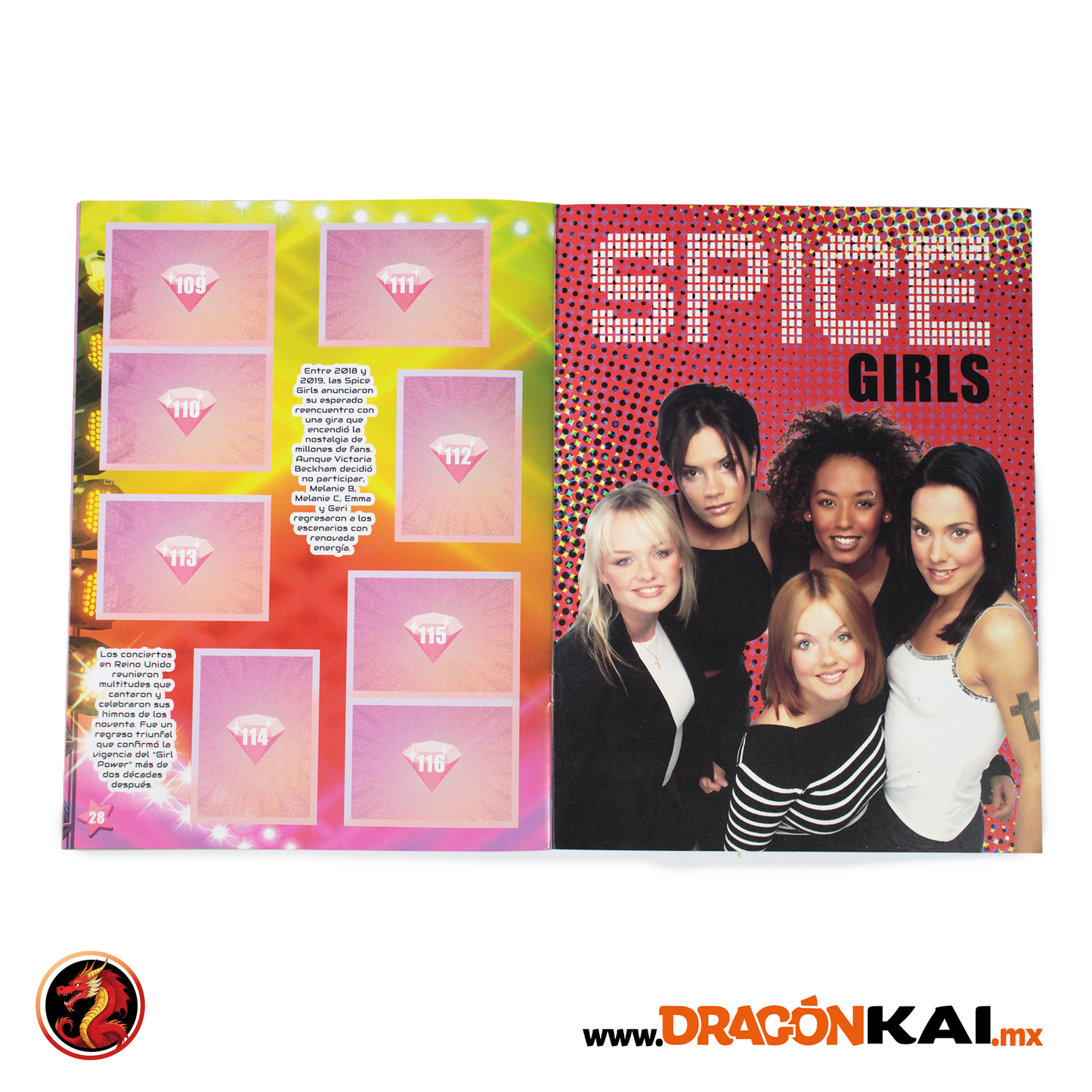 Álbum Spice Girls + Set completo a pegar