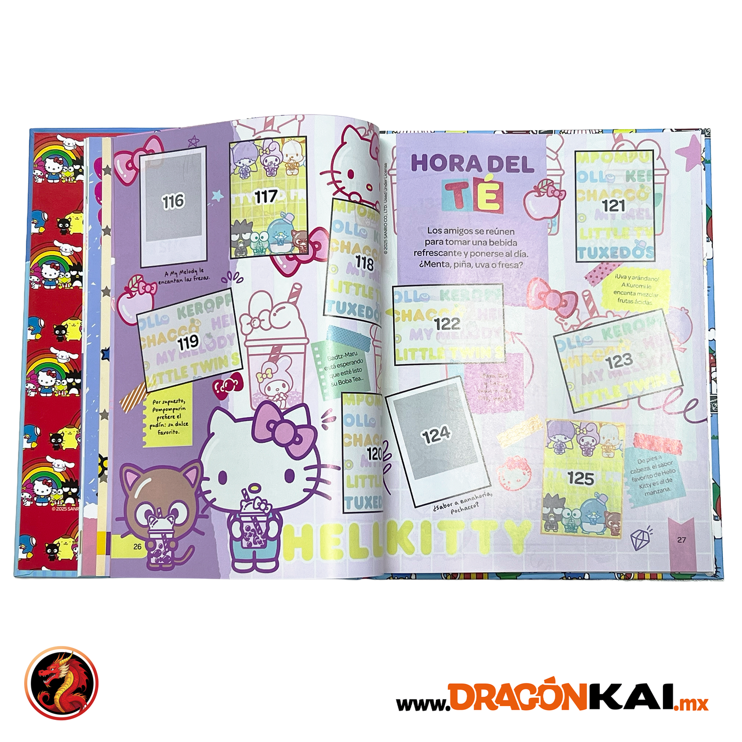 Álbum Pasta Dura HELLO KITTY AND FRIENDS (Panini) + Set completo a pegar