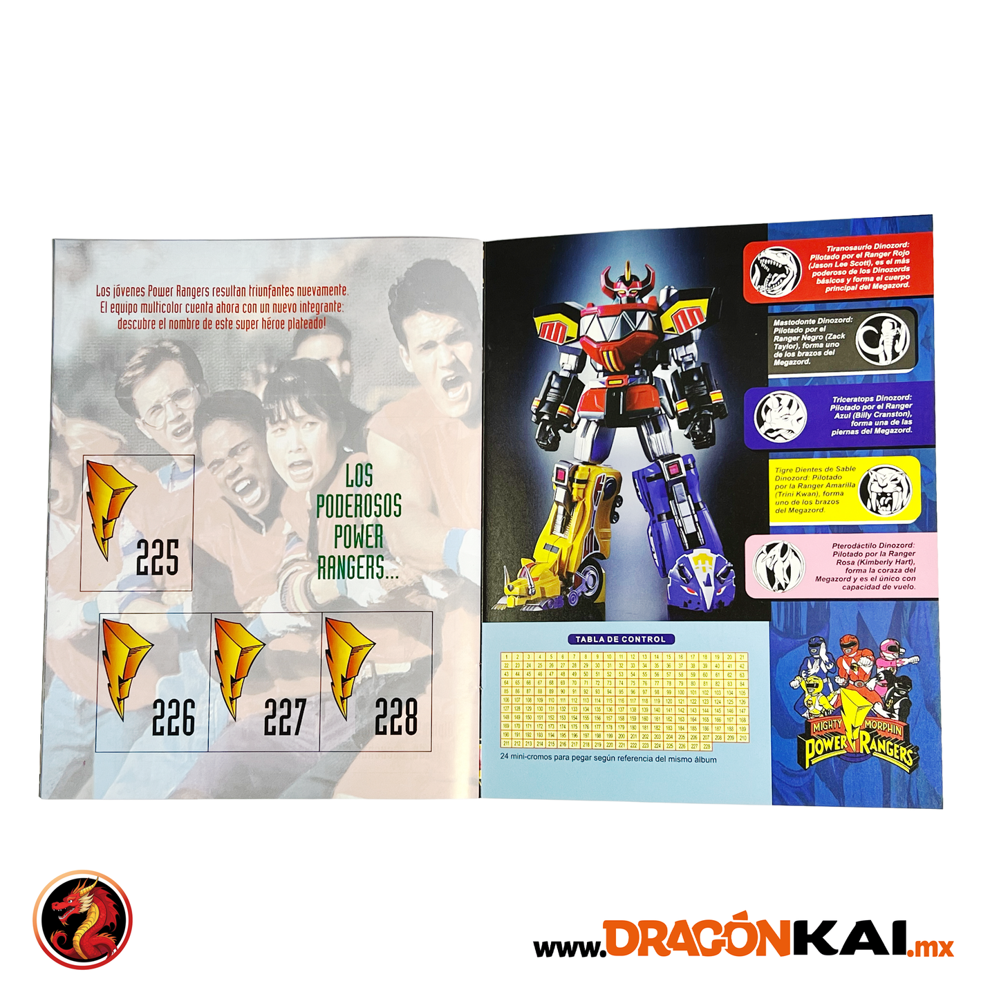 Álbum Power Rangers (Re. Salo) + Set completo a pegar