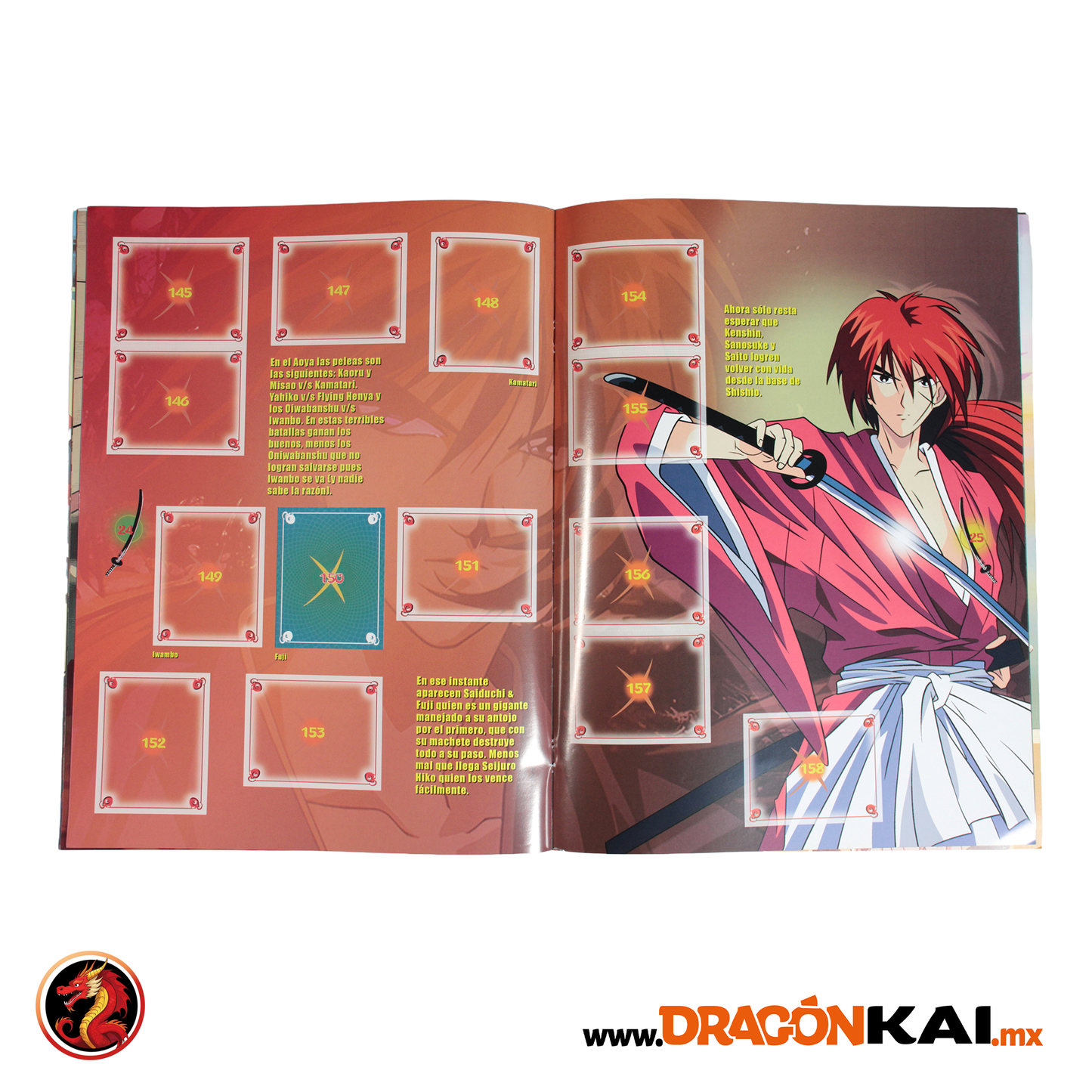 Álbum Samurai X (Re. Salo) + Set completo a pegar