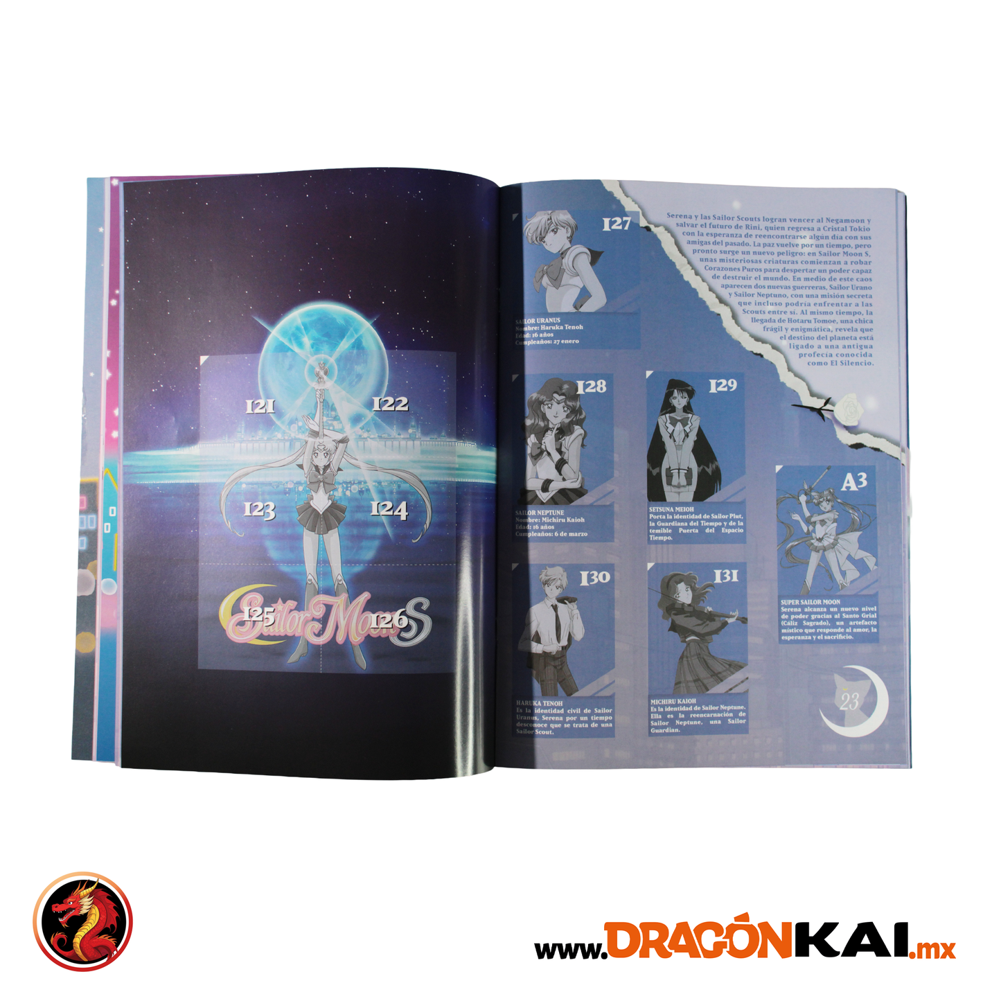 Álbum Enciclopedia Sailor Moon + Set completo a pegar