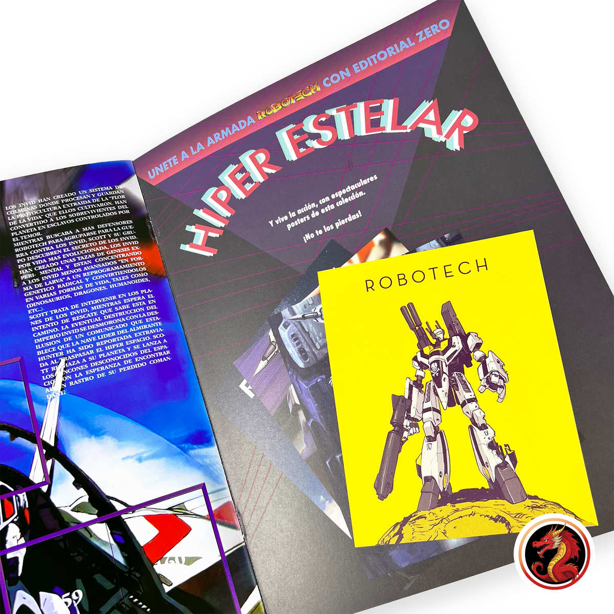 Álbum Robotech Partes I, II & III (Re. Salo) + Set completo