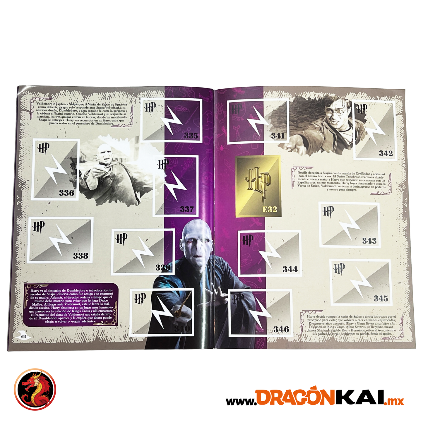 Álbum Harry Potter: Todas las sagas + Set completo a pegar