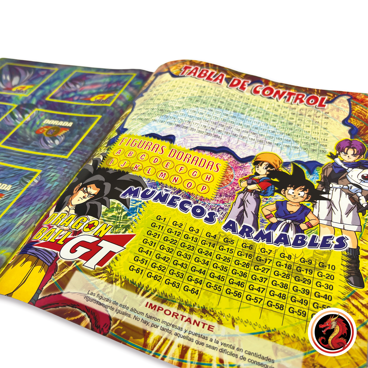 Álbum Dragon Ball GT (Original Navarrete) + Set completo y armables