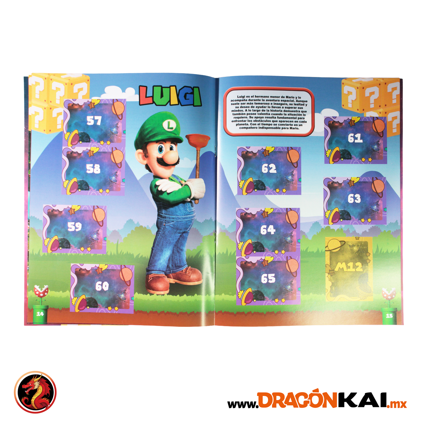 Álbum Super Mario Galaxy: La Película + Set completo a pegar