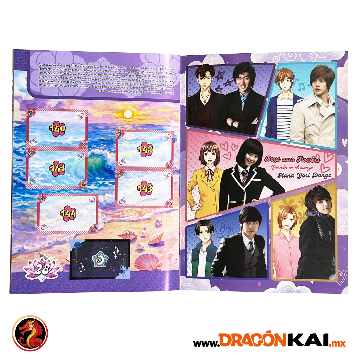 Álbum Boys Over Flowers + Set completo a pegar
