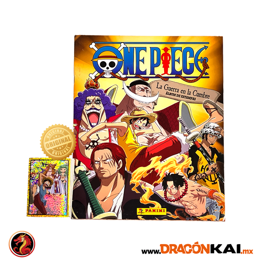 Álbum One Piece: La Guerra en la Cumbre (Panini 2022) + Set completo a pegar