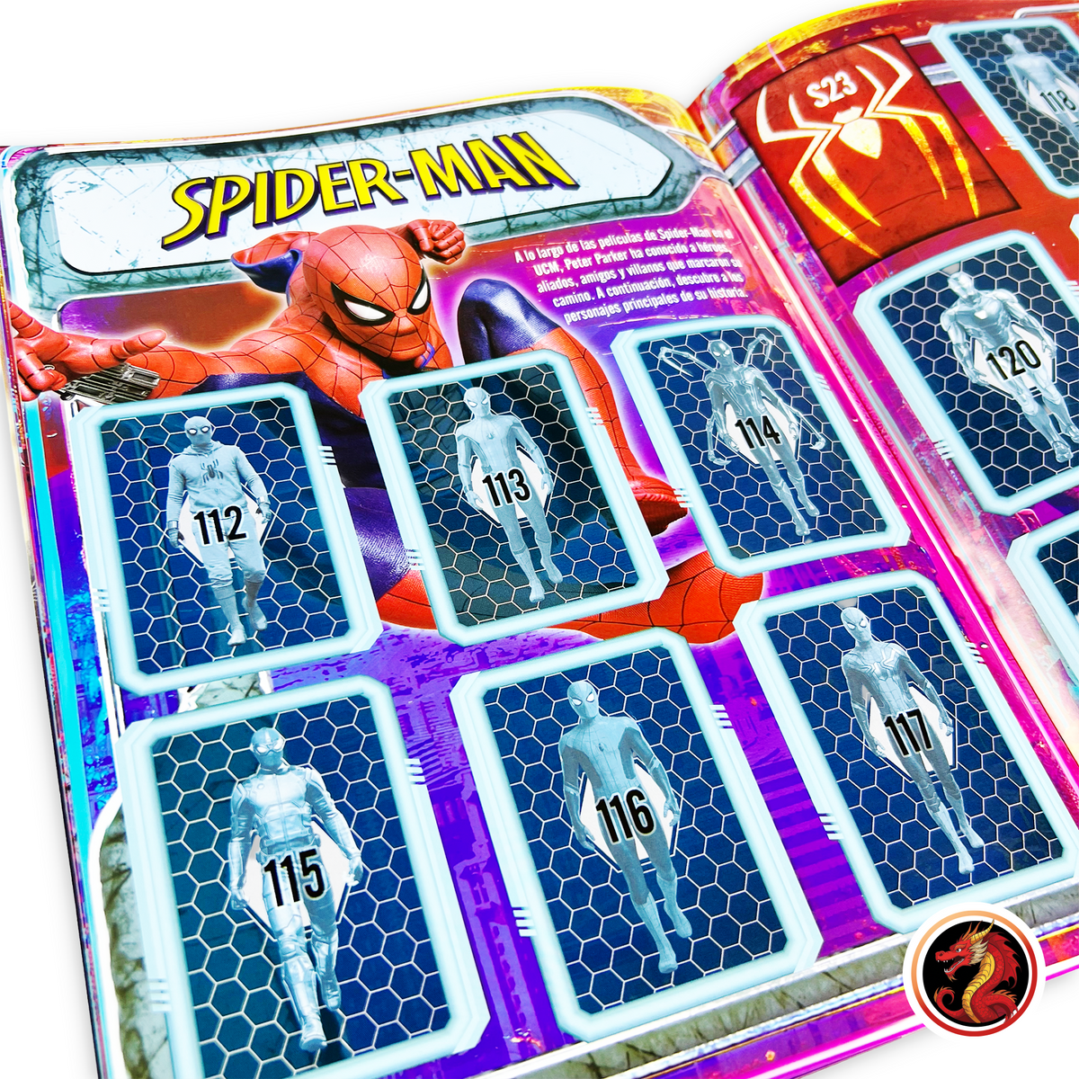 Álbum Spiderman Brand New Day + Set completo de estampas y tarjetas