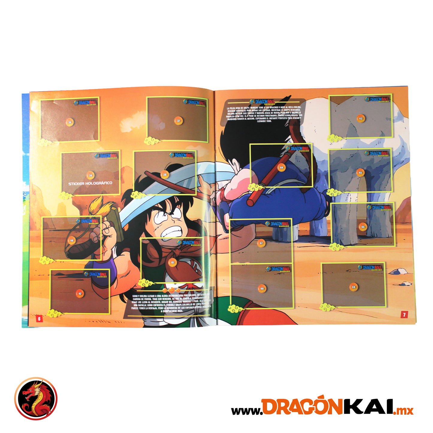 Álbum Dragon Ball: La Saga del Emperador Pilaf + Set completo a pegar