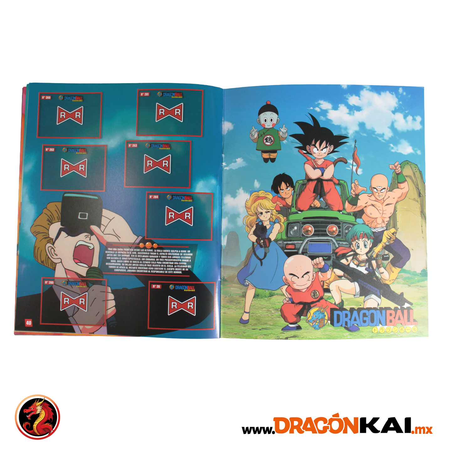 Álbum Dragon Ball 2: Saga de la Patrulla Roja + Set completo y tazos